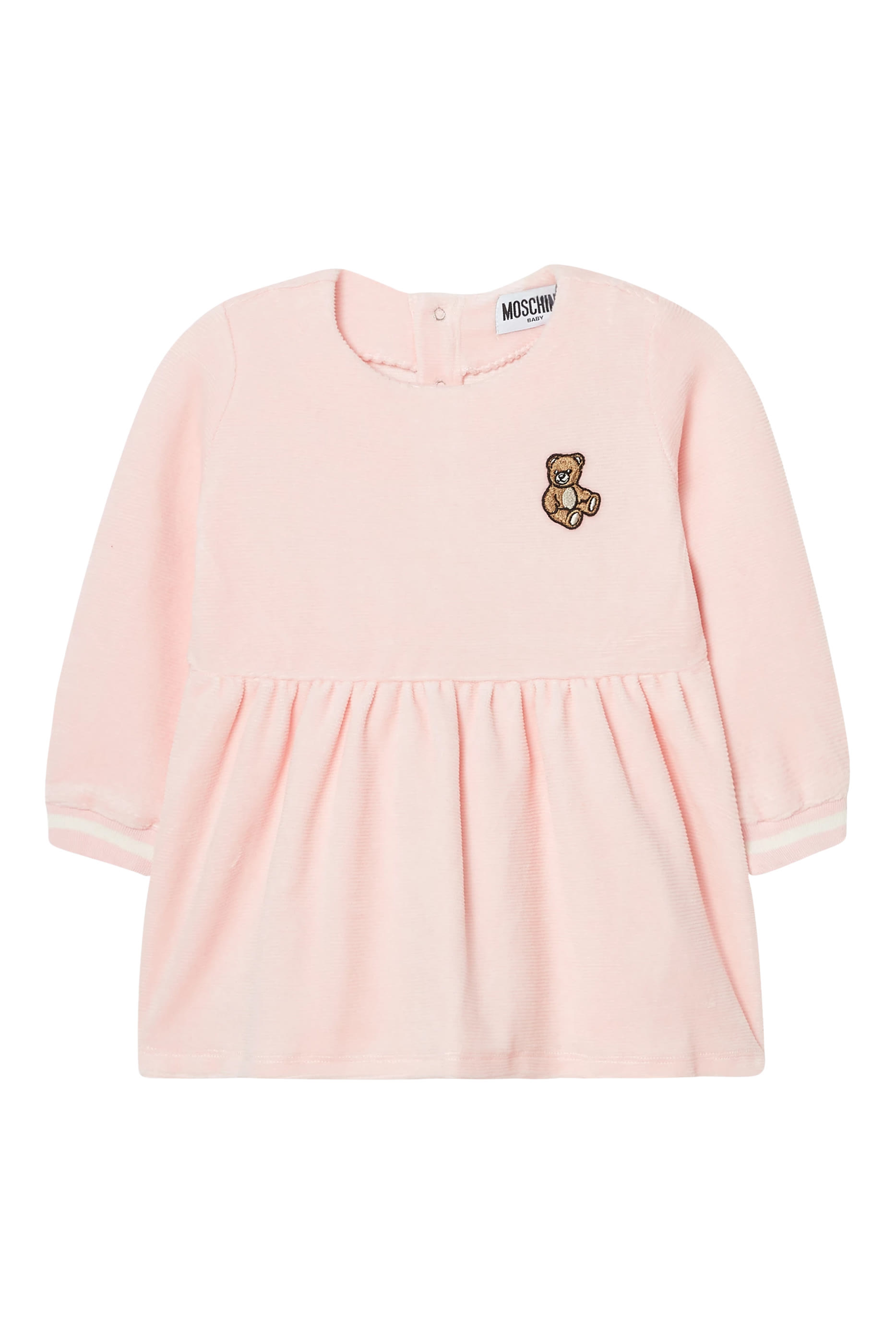 Kids Bear Graphic Flared Dress