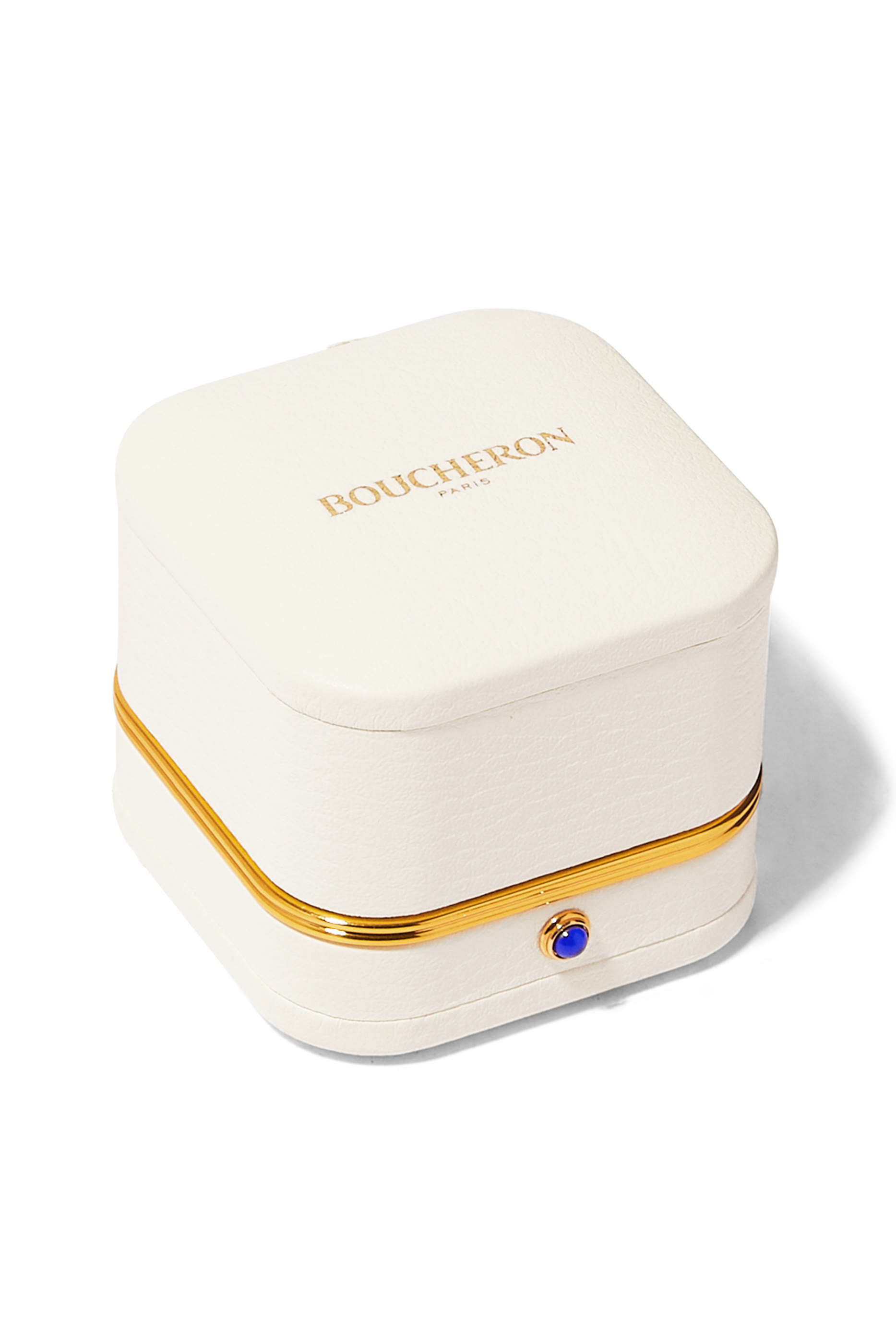 Serpent Boh&egrave;me XS motif stud earrings, 18k Yellow Gold & Diamonds