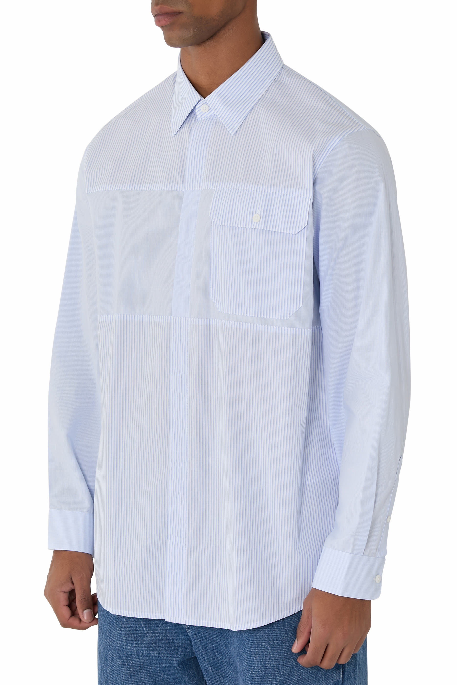 All-Over Stripes Long Sleeve Shirt