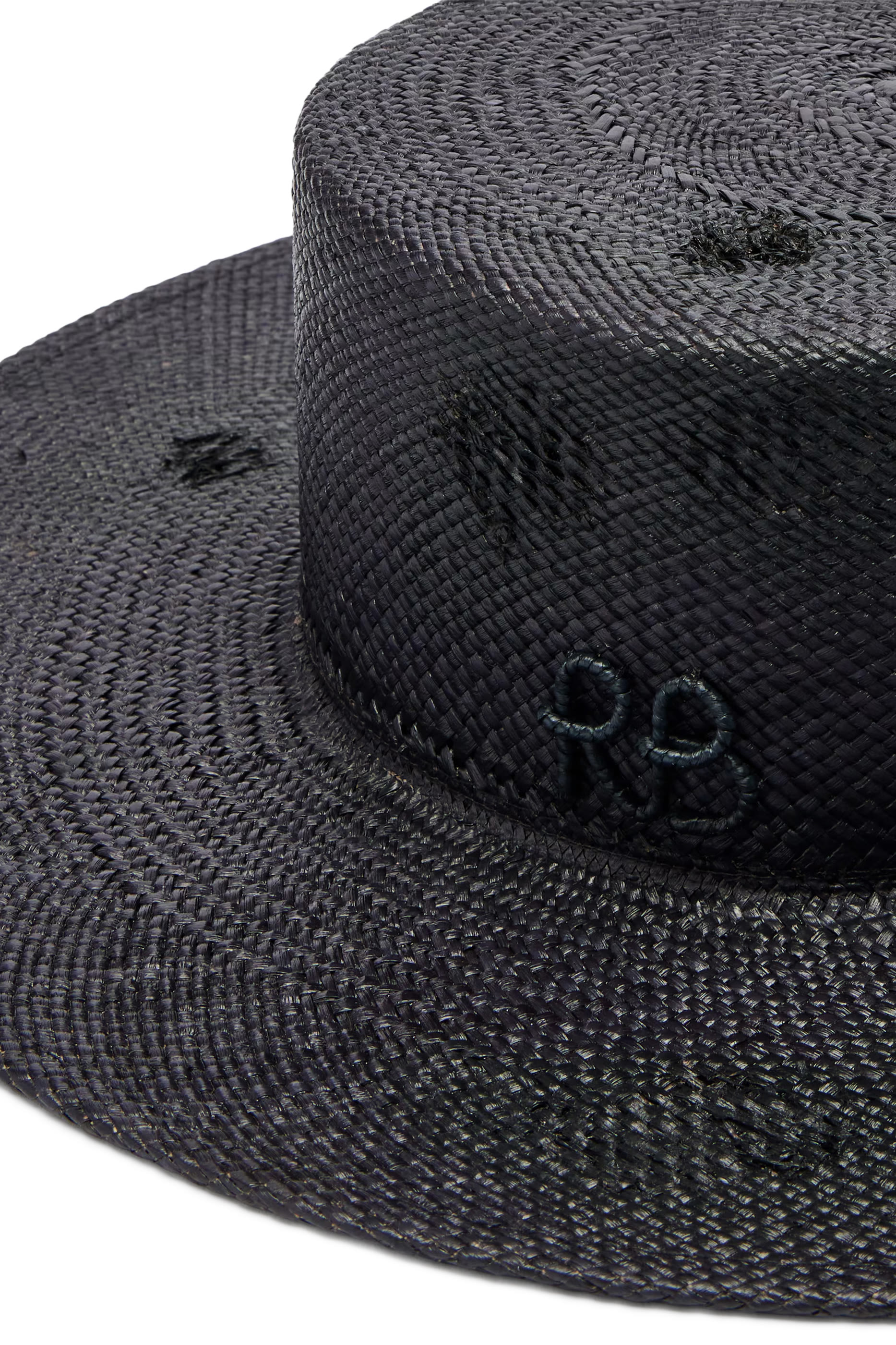 Double Chain Strap Canotier Hat