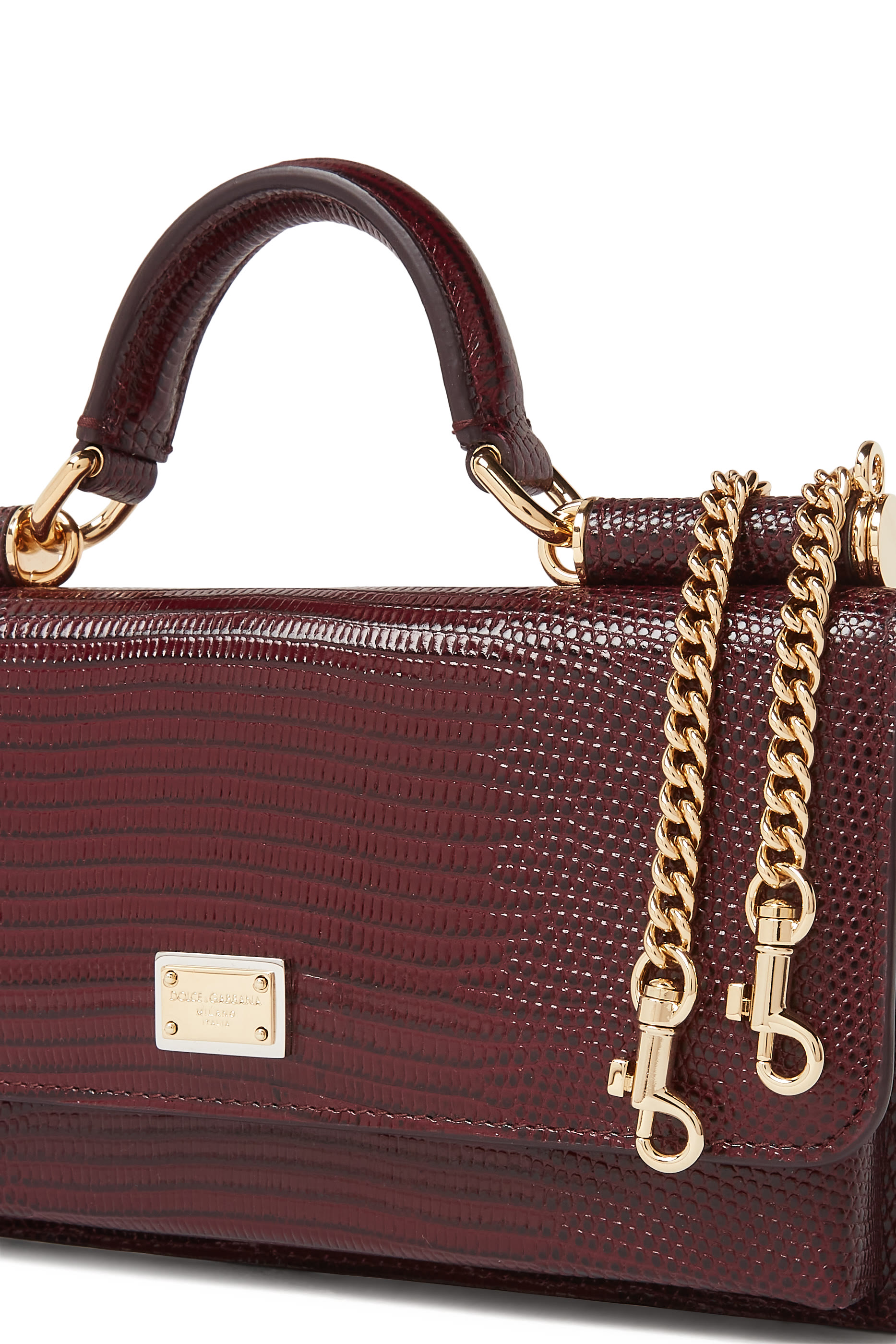 Iguana-Print Mini Bag