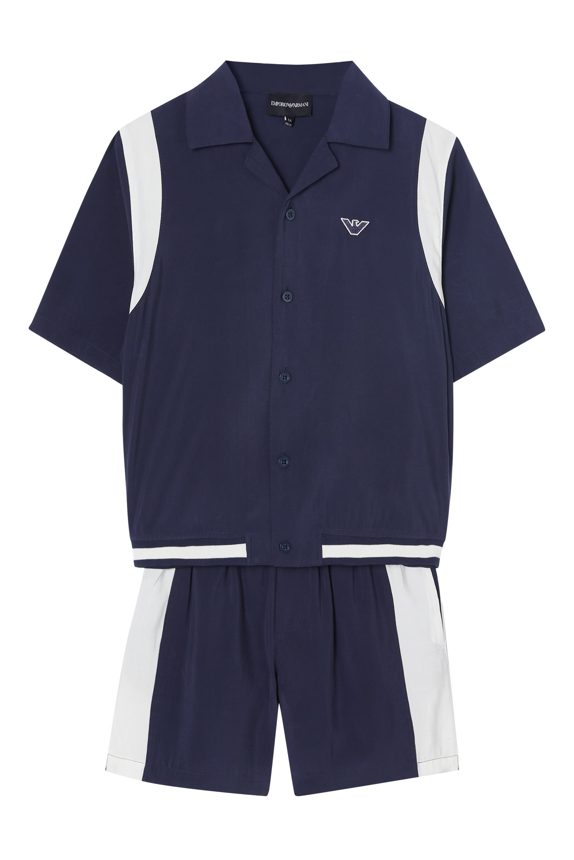 Kids Logo Shirt and Bermuda Shorts Set