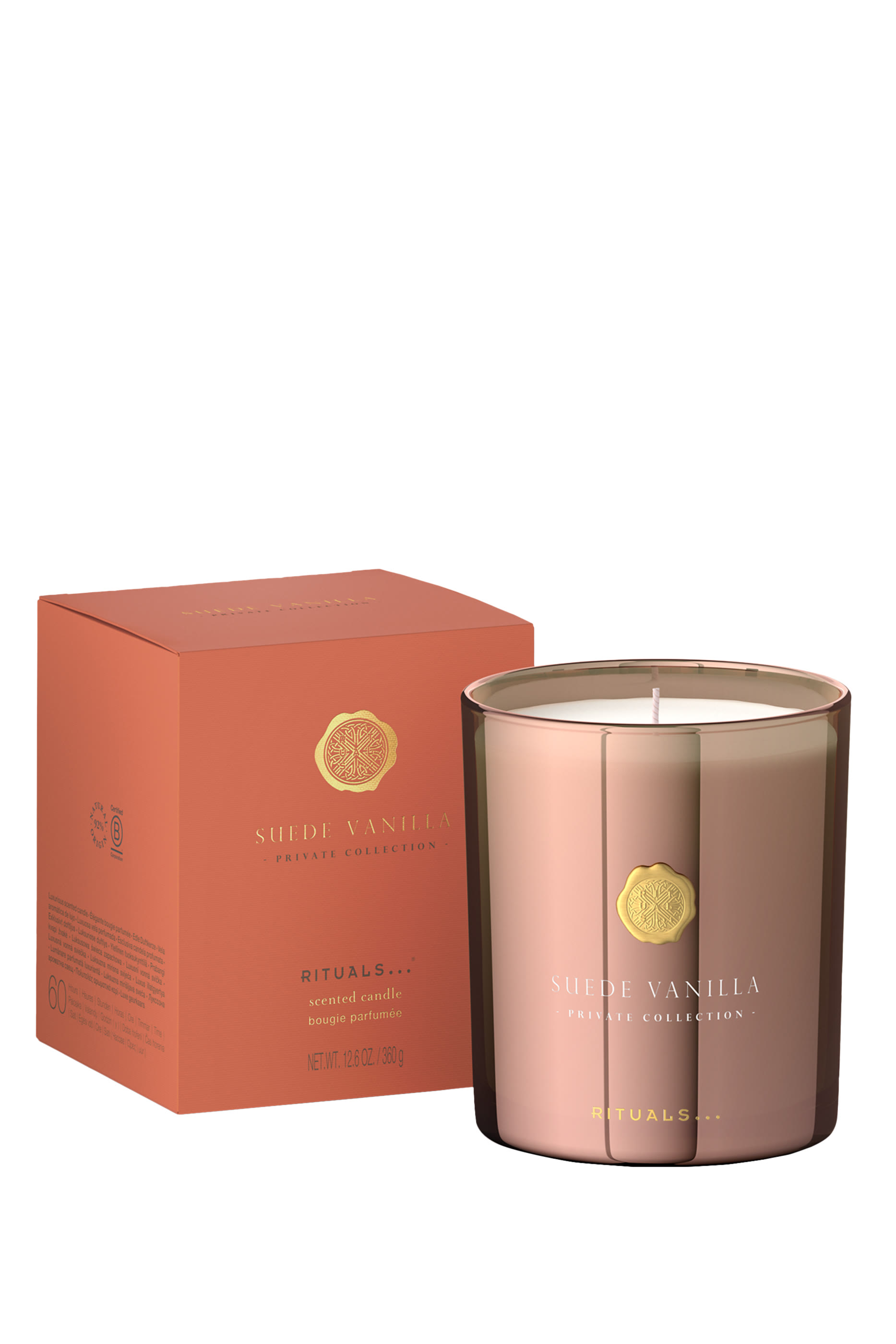 Suede Vanilla Scented Candle