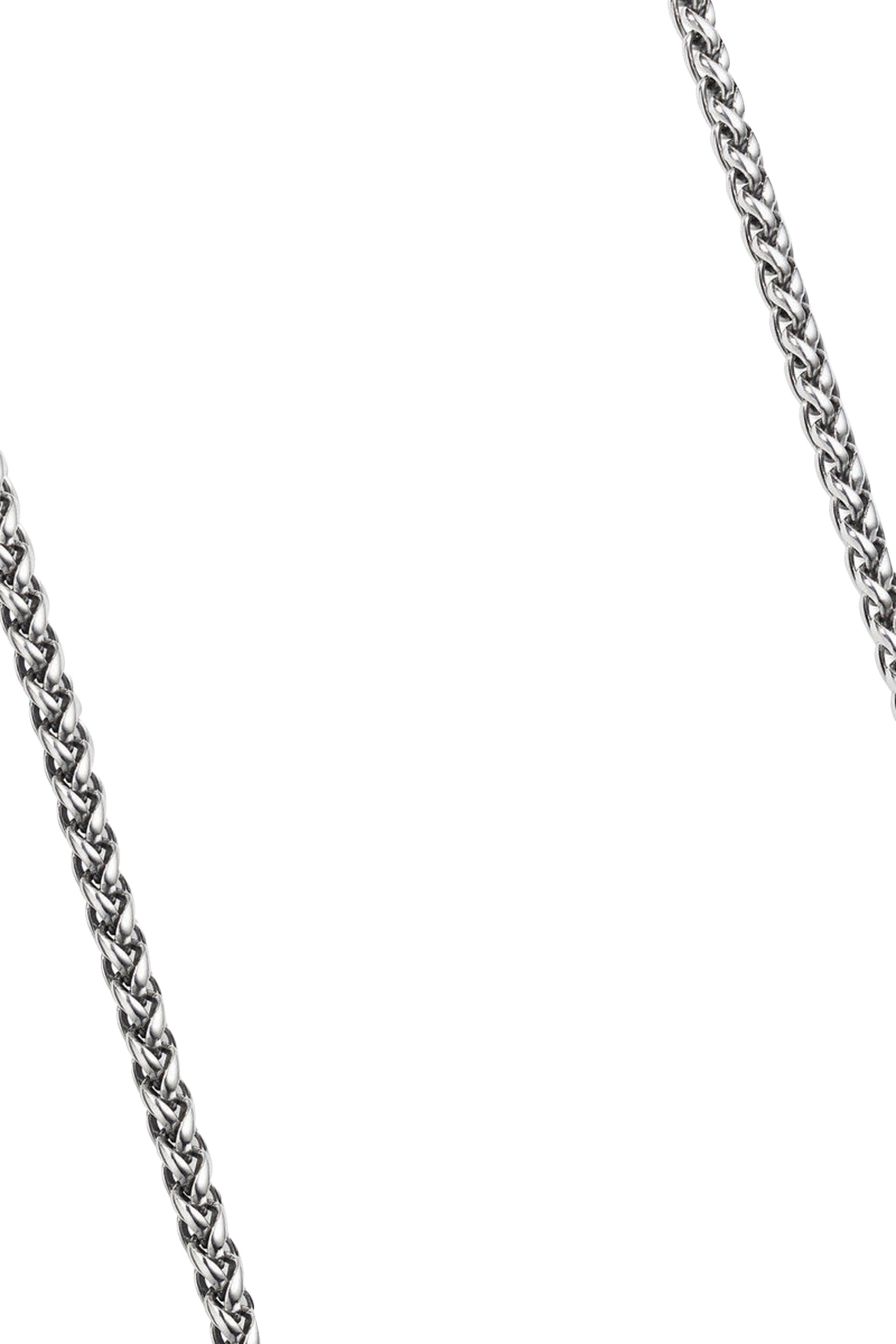 Wheat Chain Necklace in Sterling Silver