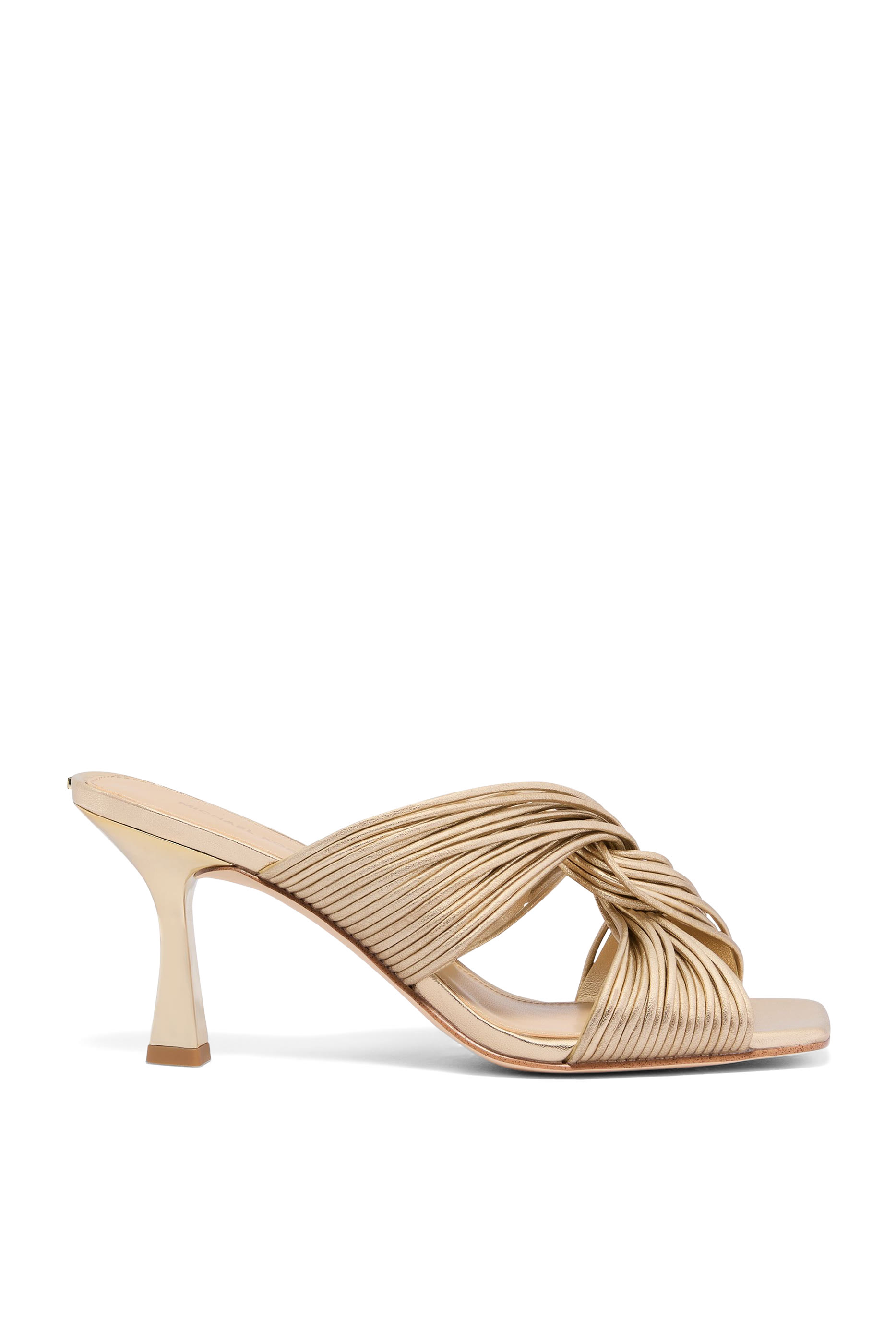 Alessia 76 Metallic Mule Sandals