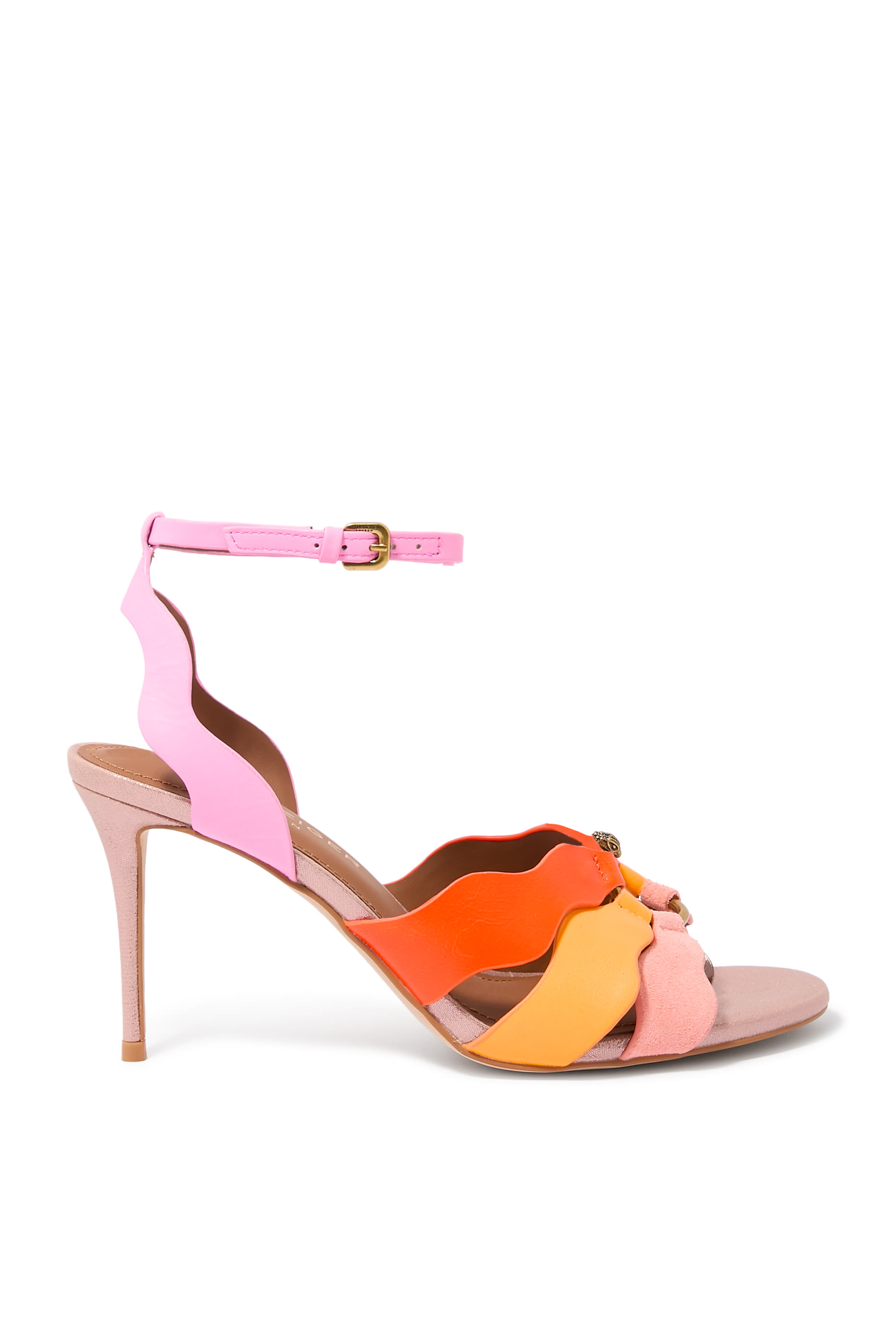 Sun Wave Leather Sandals