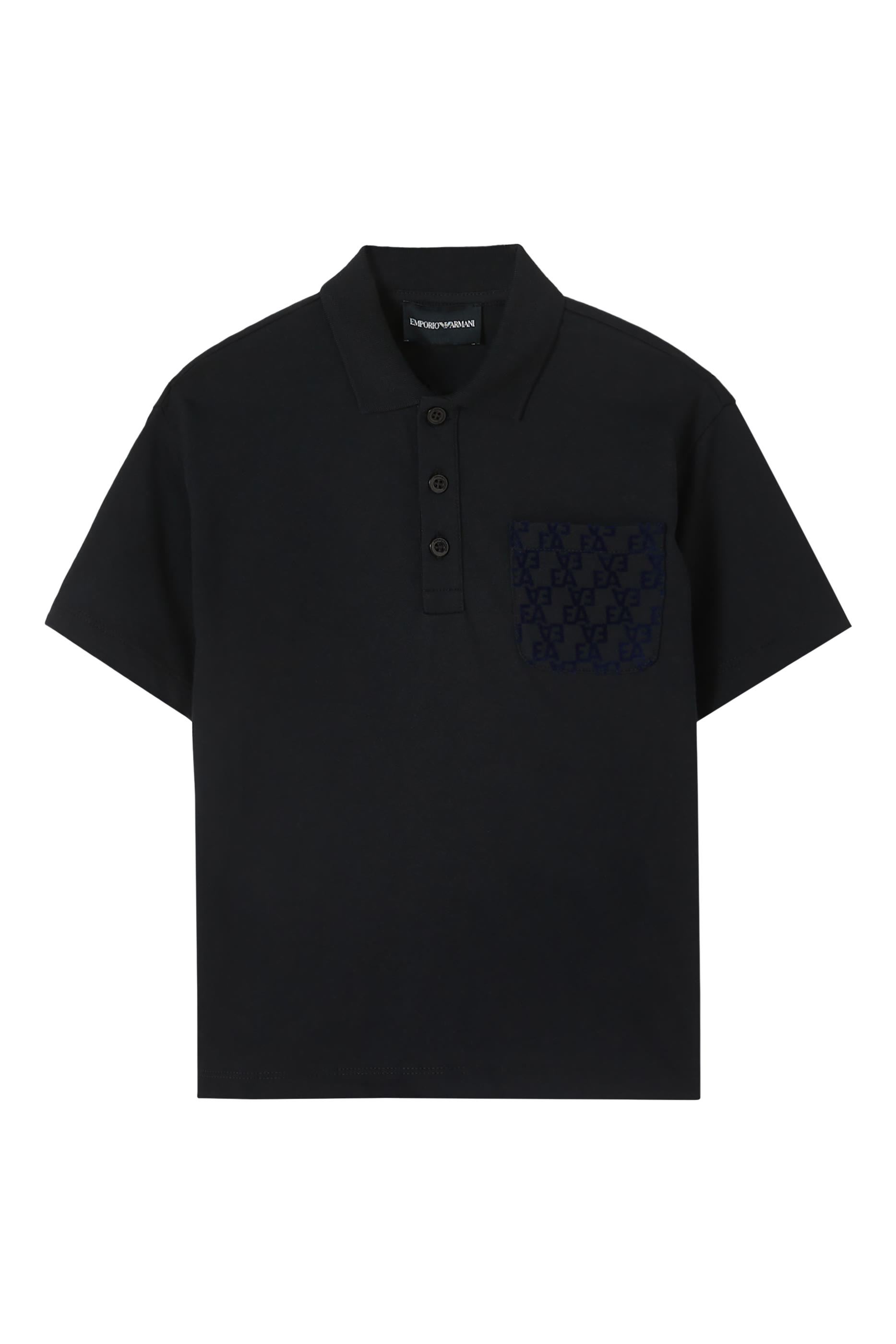 Kids EA Logo Pocket Polo Shirt