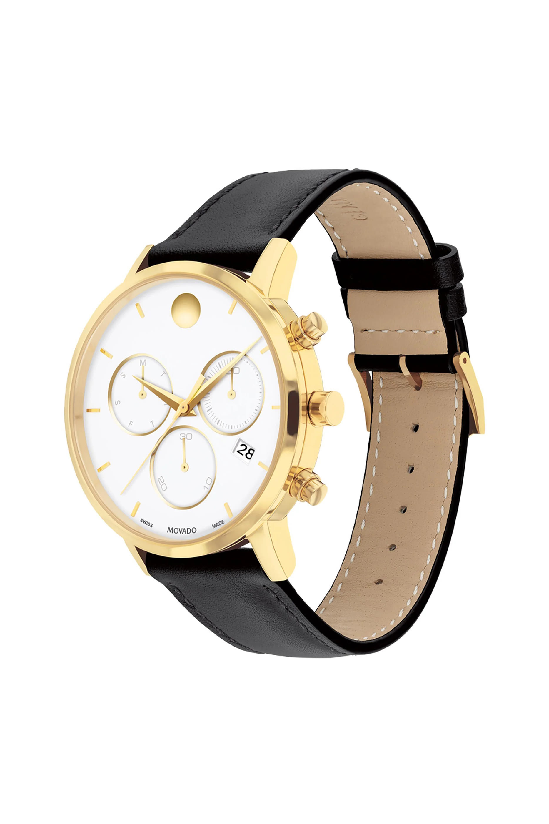 Museum Classic Chronograph Watch, Leather