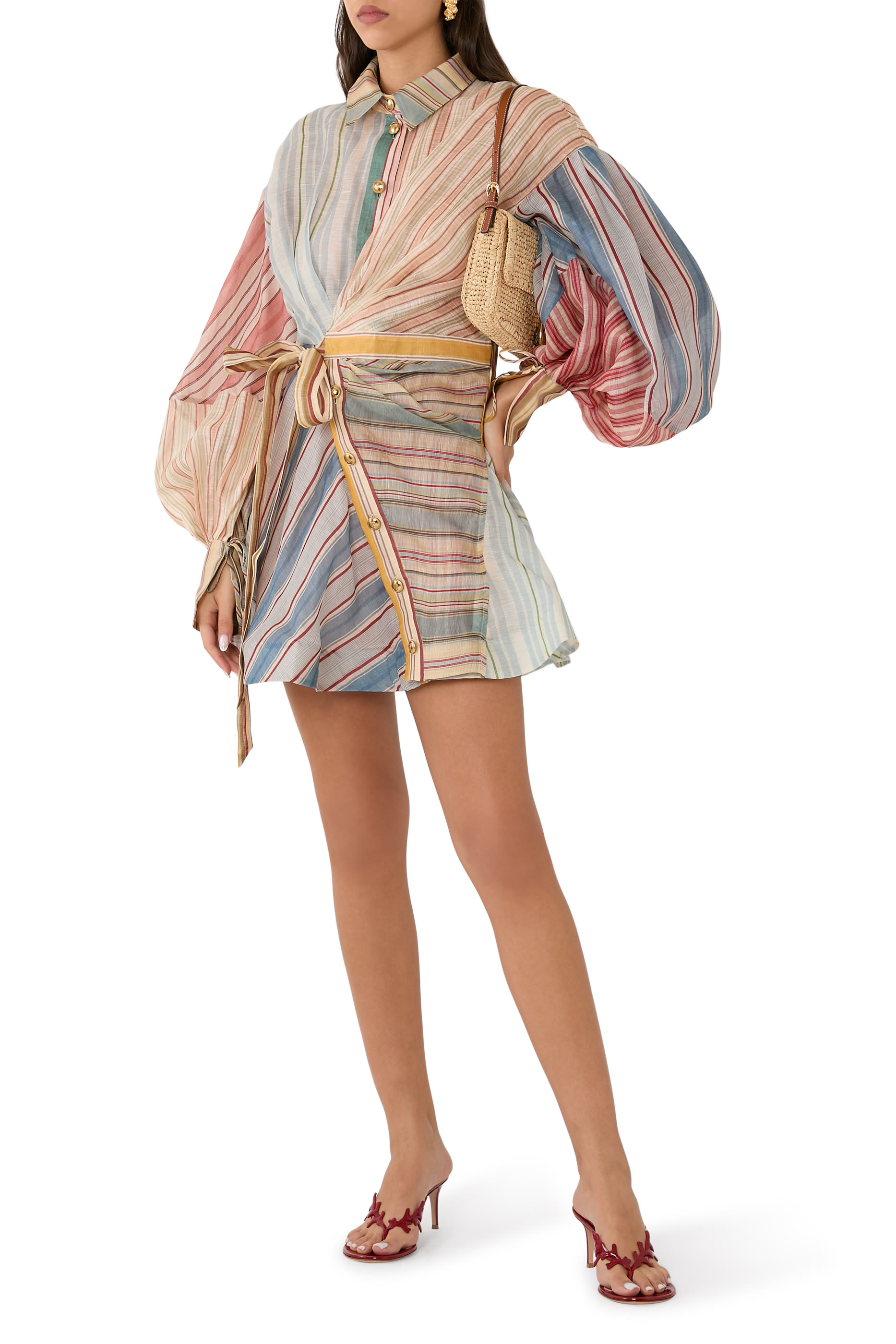 Rebellion Striped Mini Dress