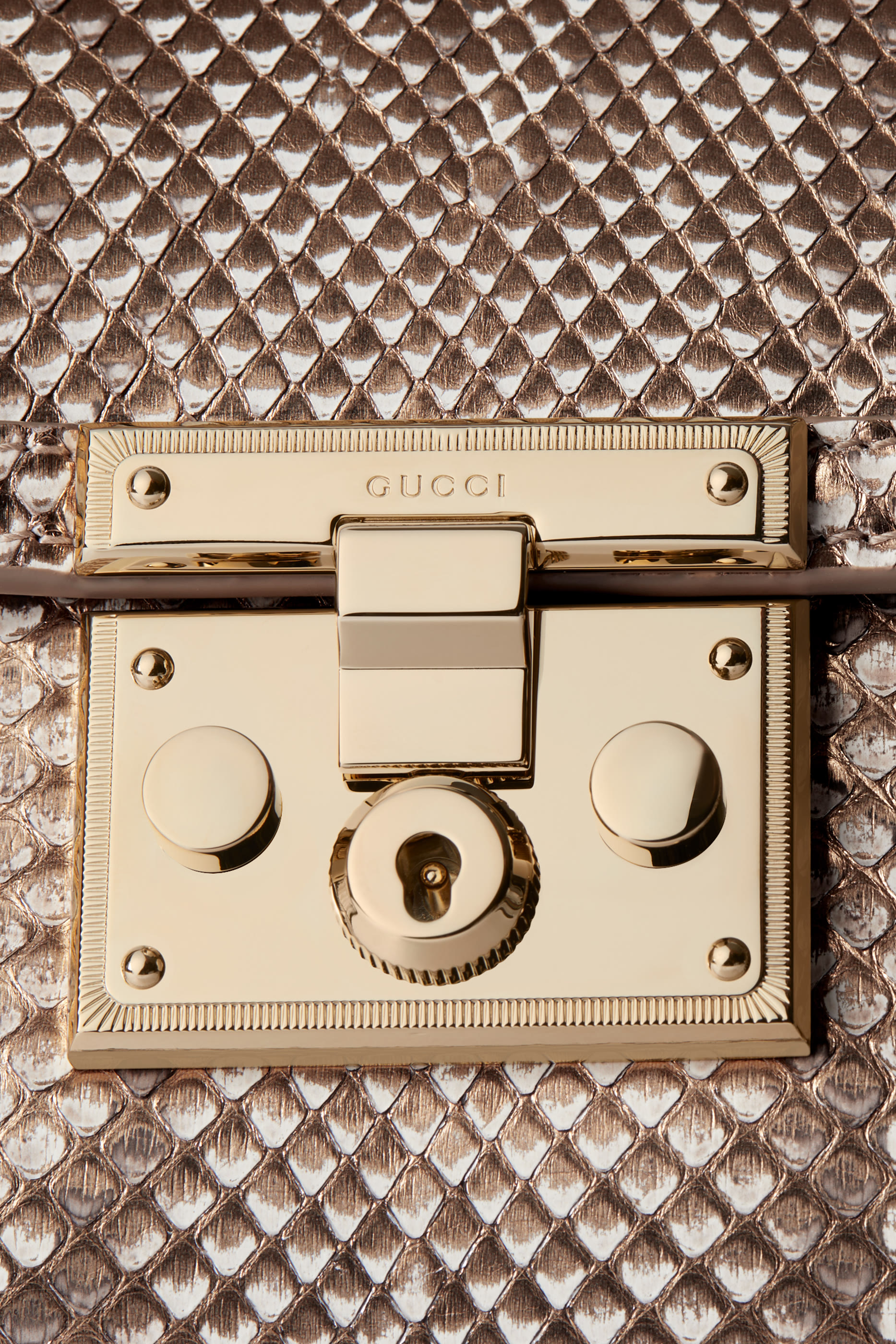 Padlock Python Small Top-Handle Bag