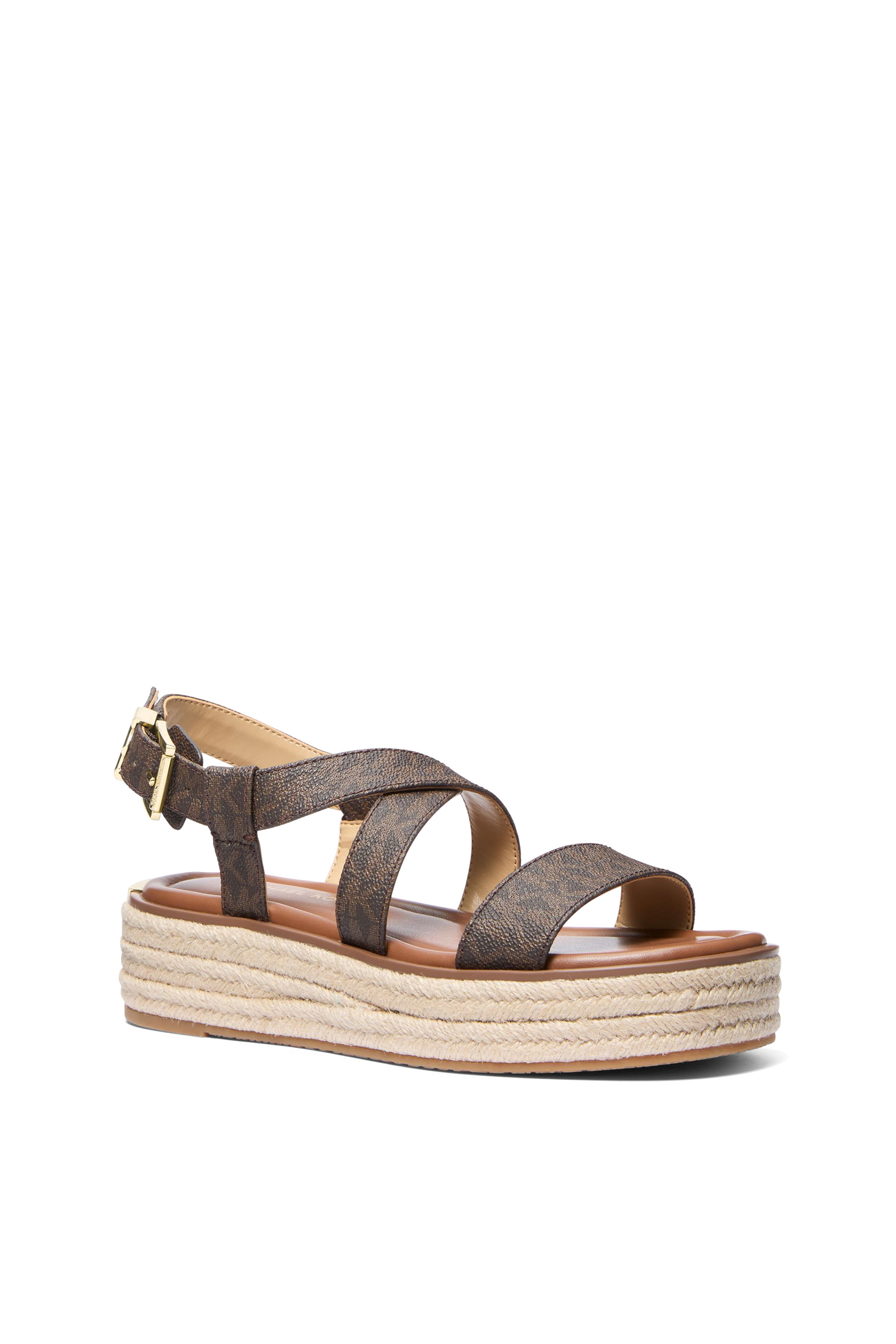 Lynn Signature Logo Platform Espadrille Sandals