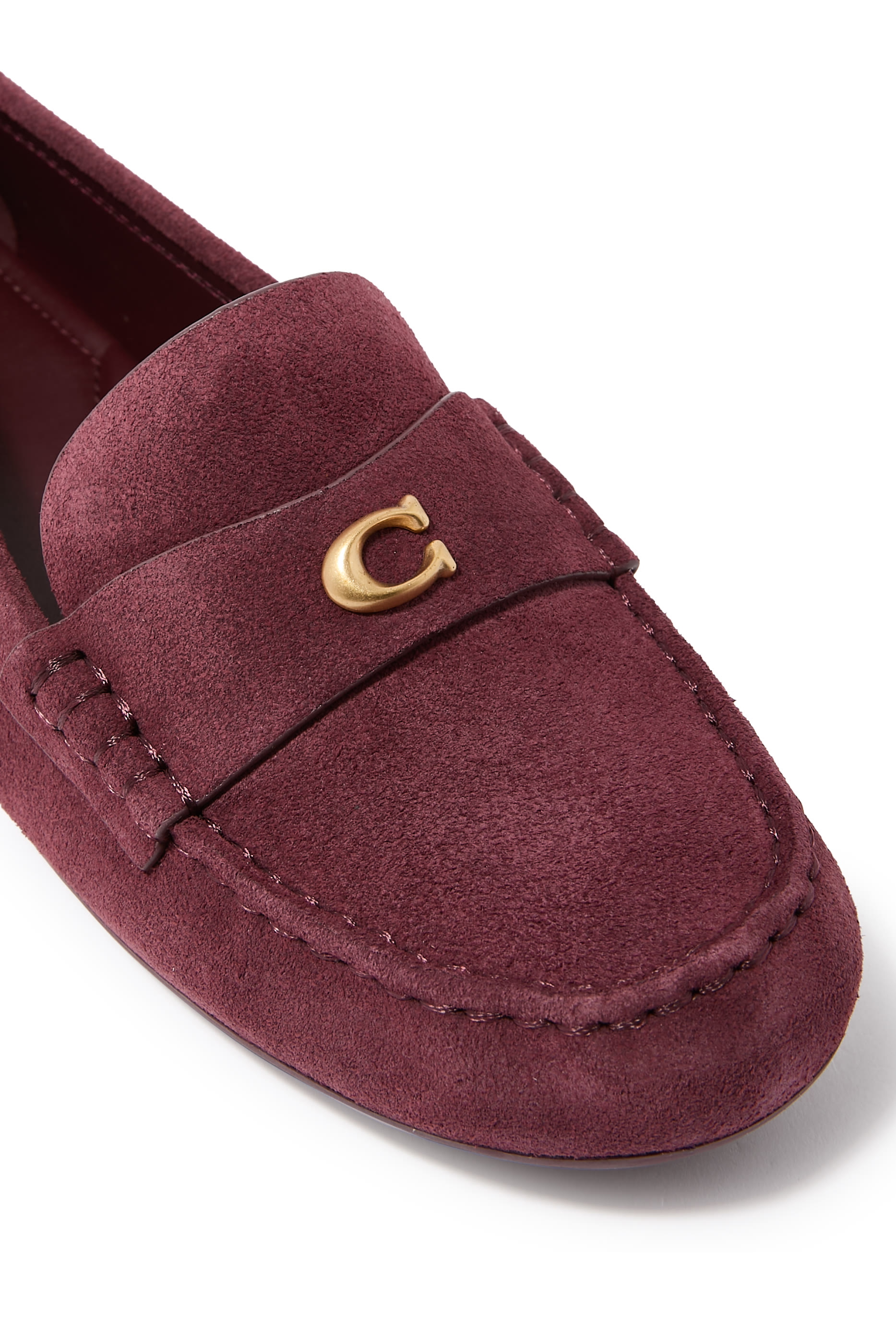 Sculpted C 15 Suede Driver Loafers 