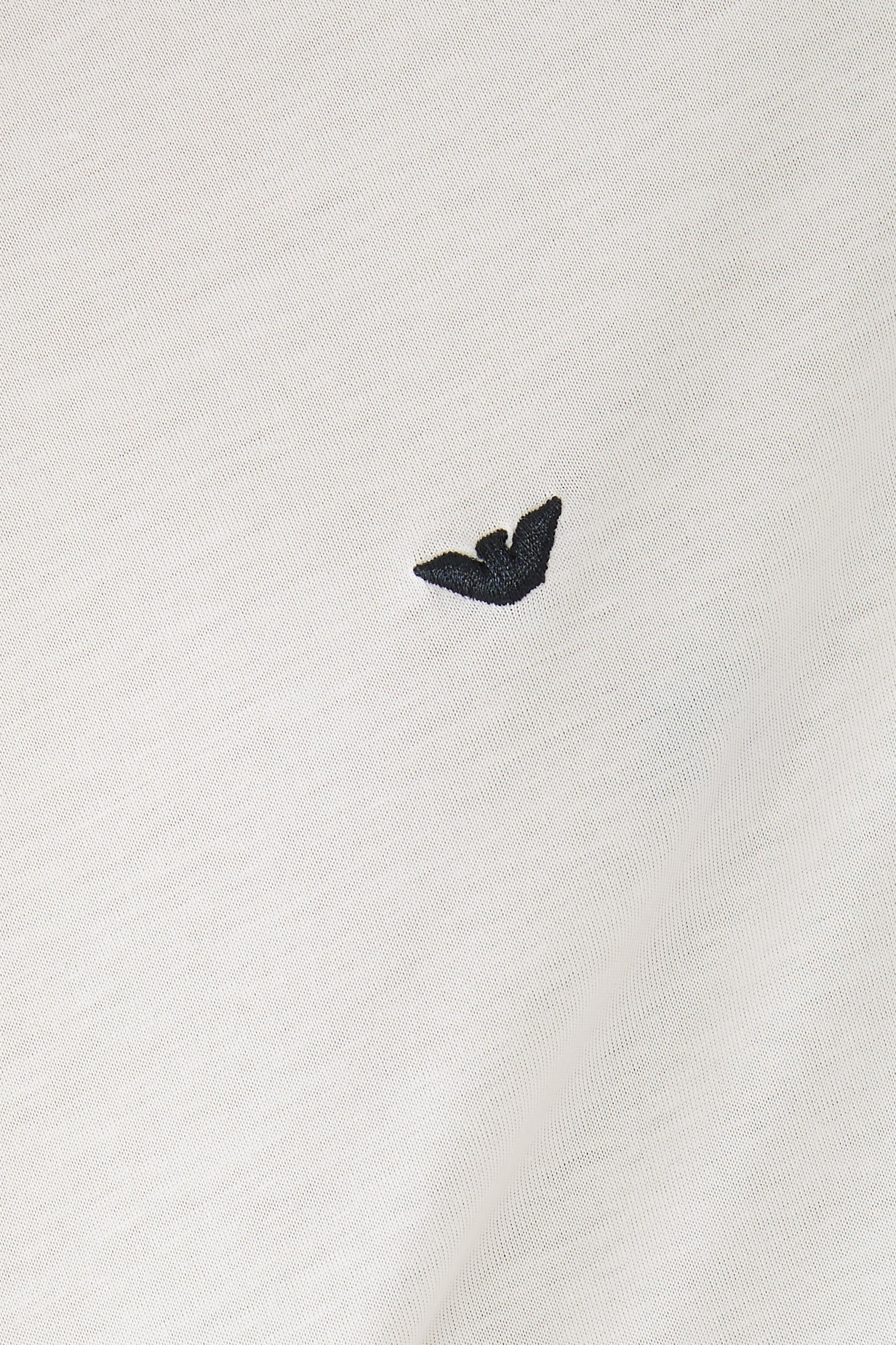 Embossed Eagle Embroidery Lyocell-Blend Jersey T-Shirt