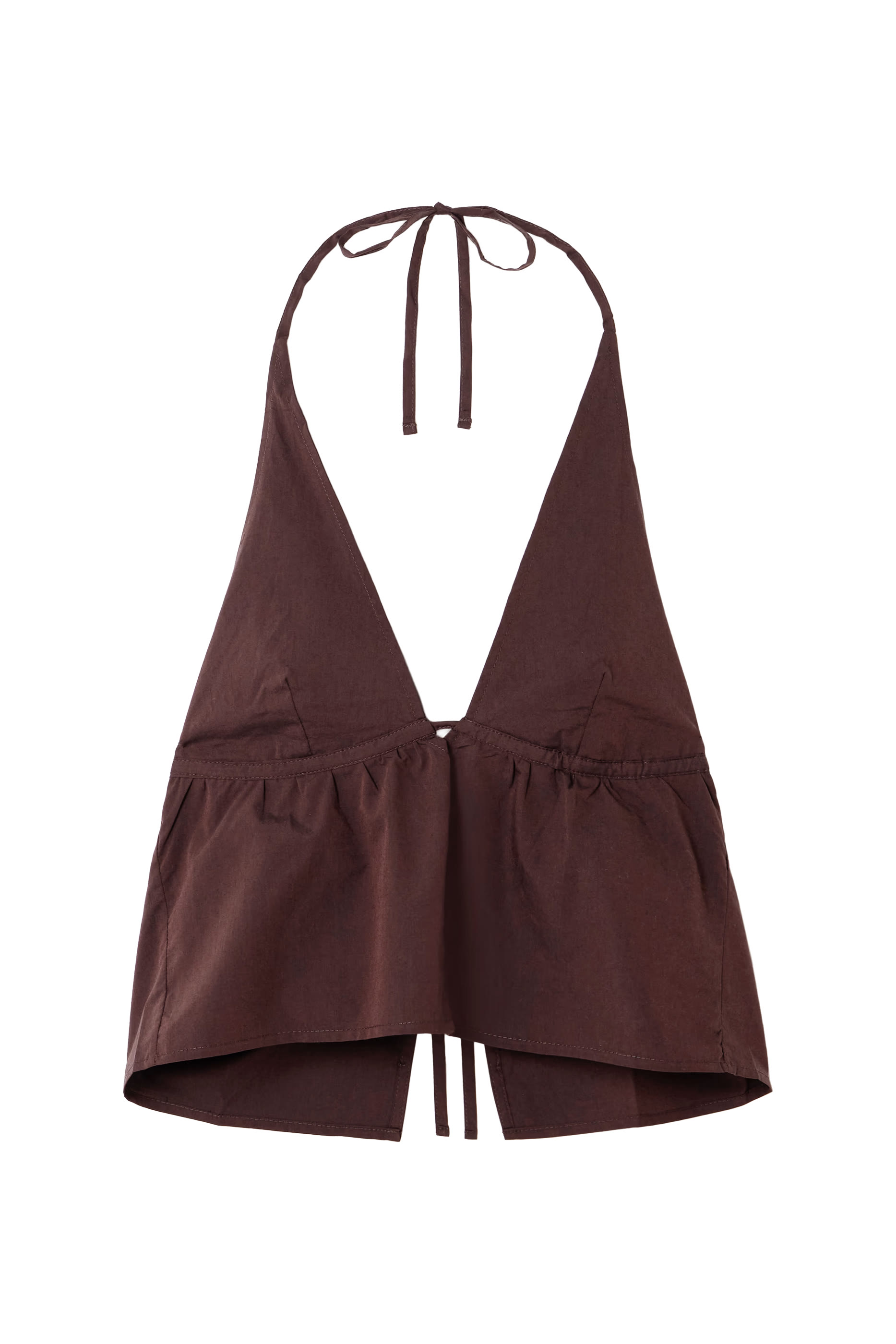 Button Halter Top
