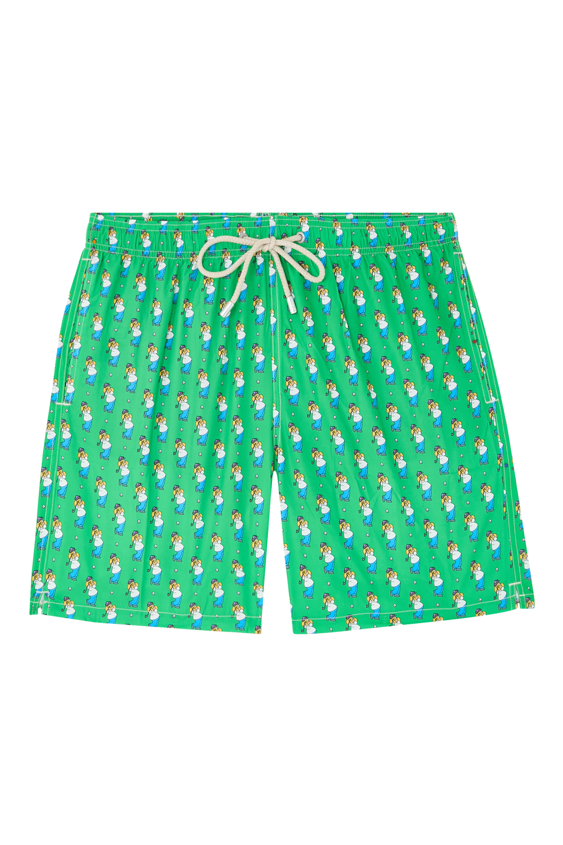 Lighting Lightweight Swim Shorts with Homer Golf Print