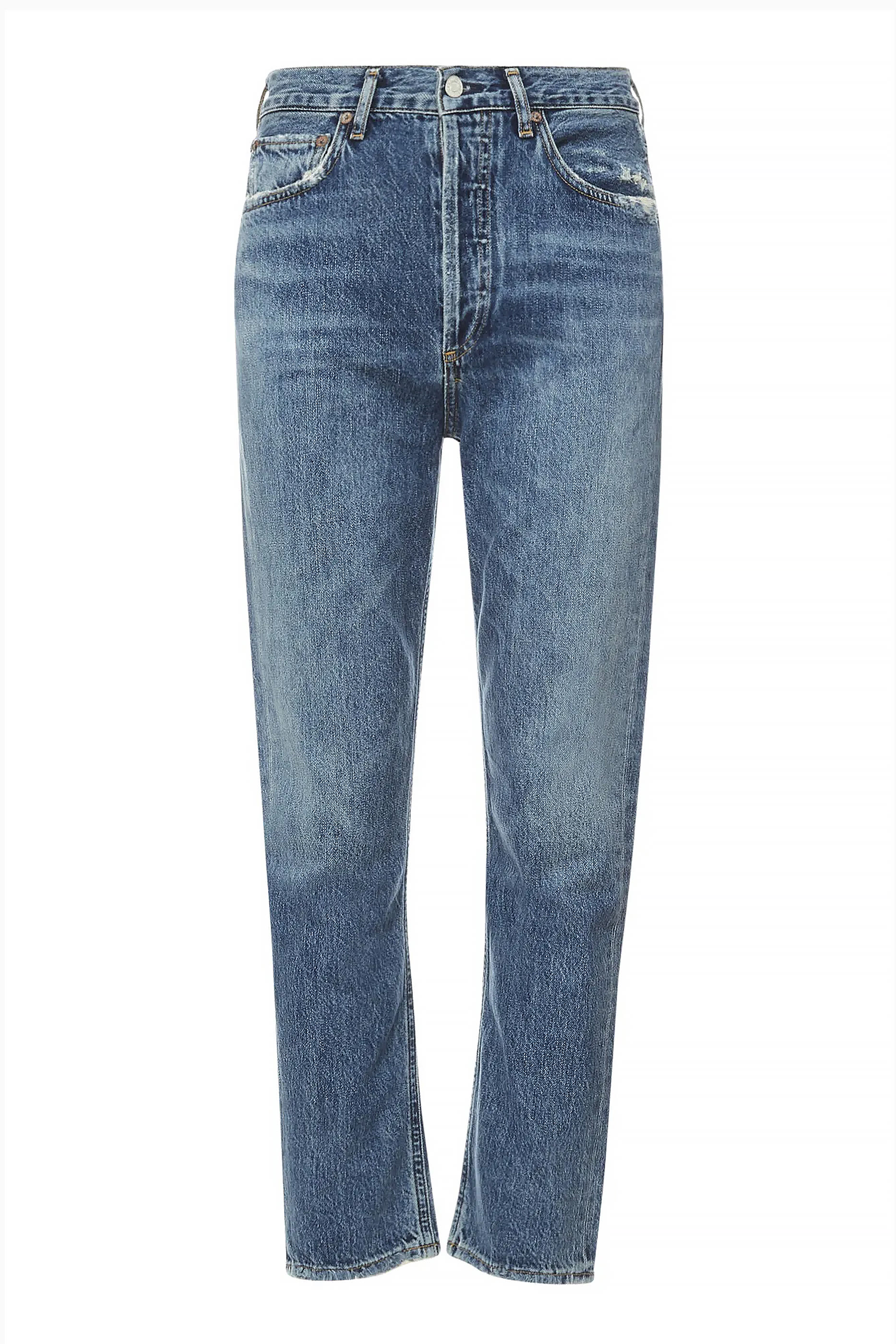 Riley High Rise Straight Crop