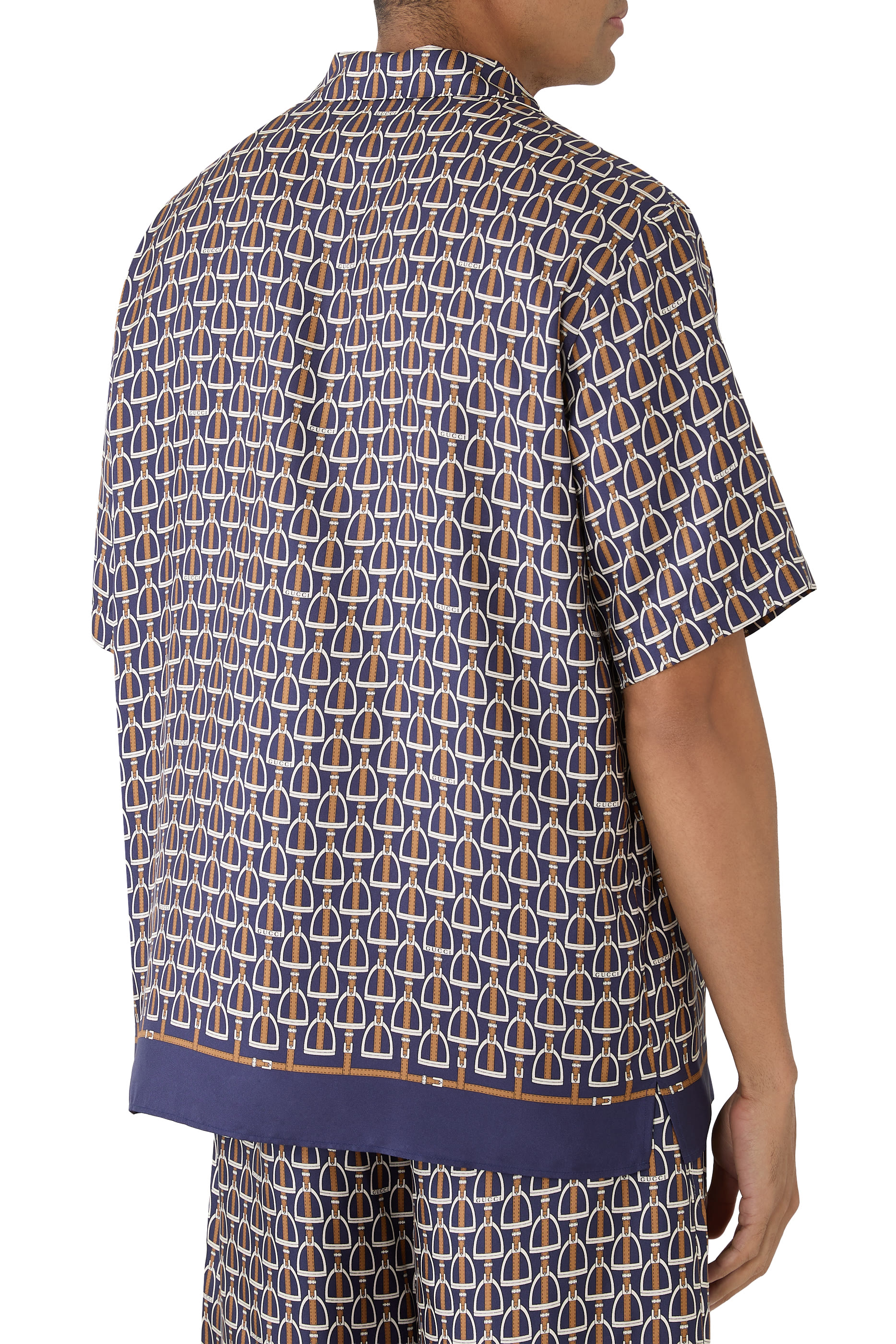 Printed Bowling Shirt 