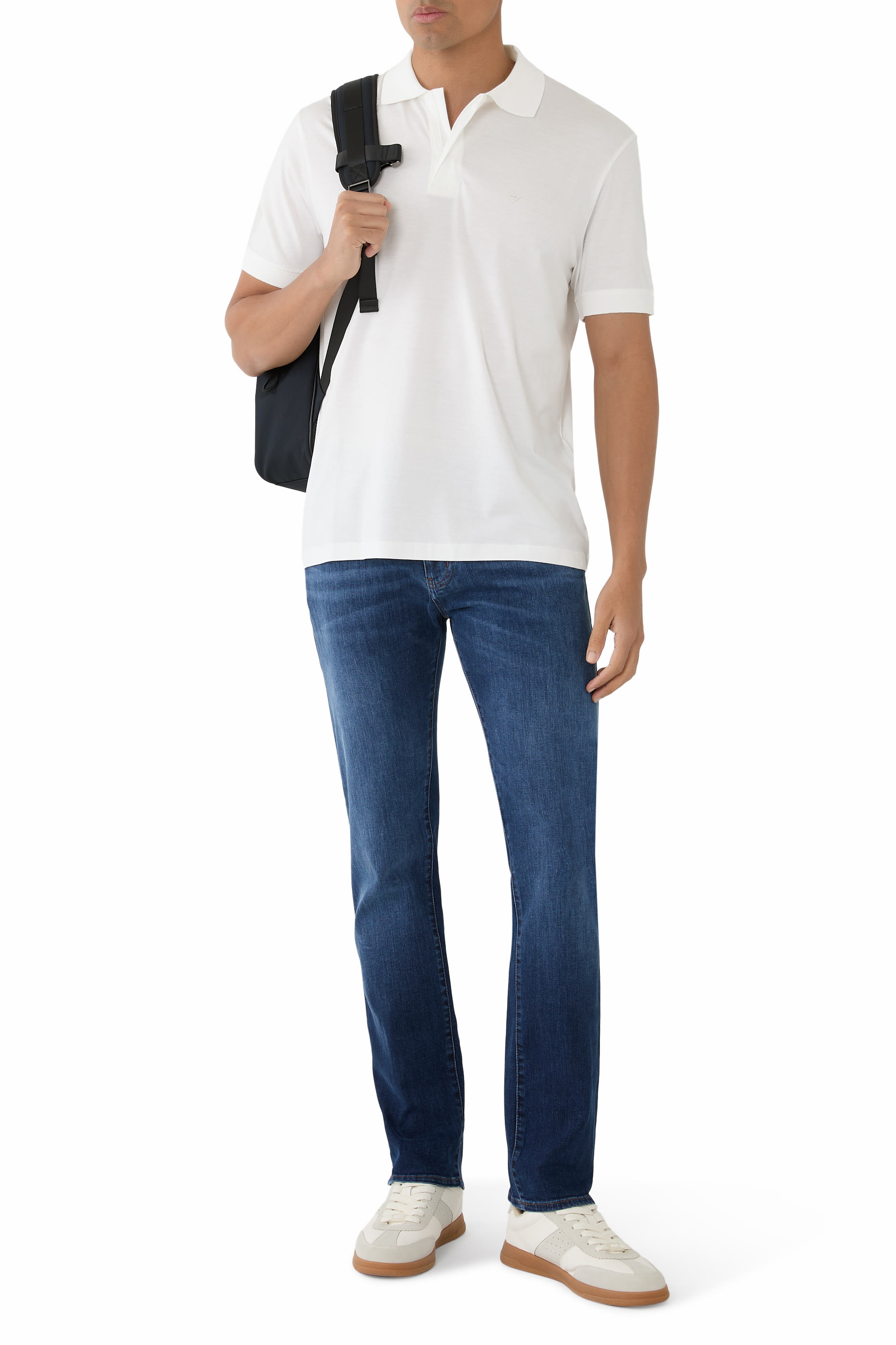 Micro Eagle Logo Polo Shirt