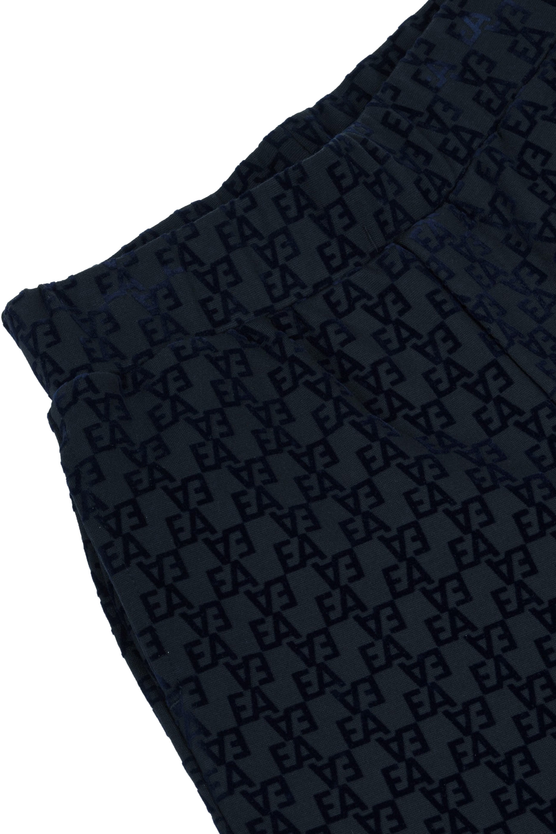 Kids Flocked EA Logo Shorts 