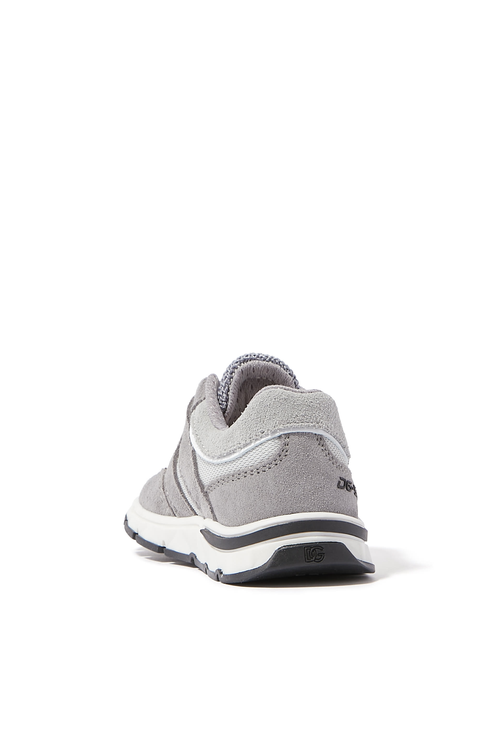 Baby Logo Mixed-Material Sneakers
