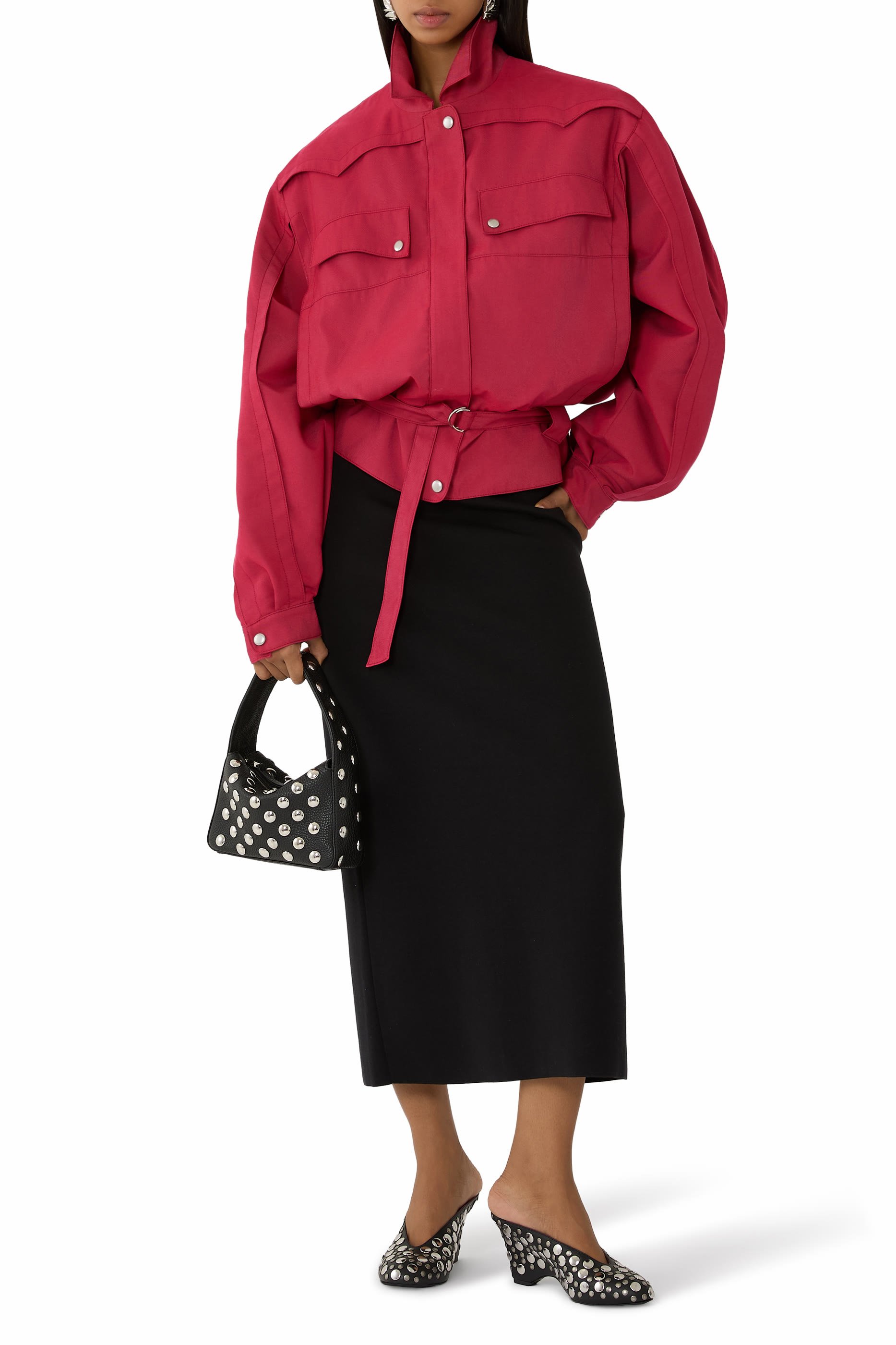 Oversized Lyocell Jacket 