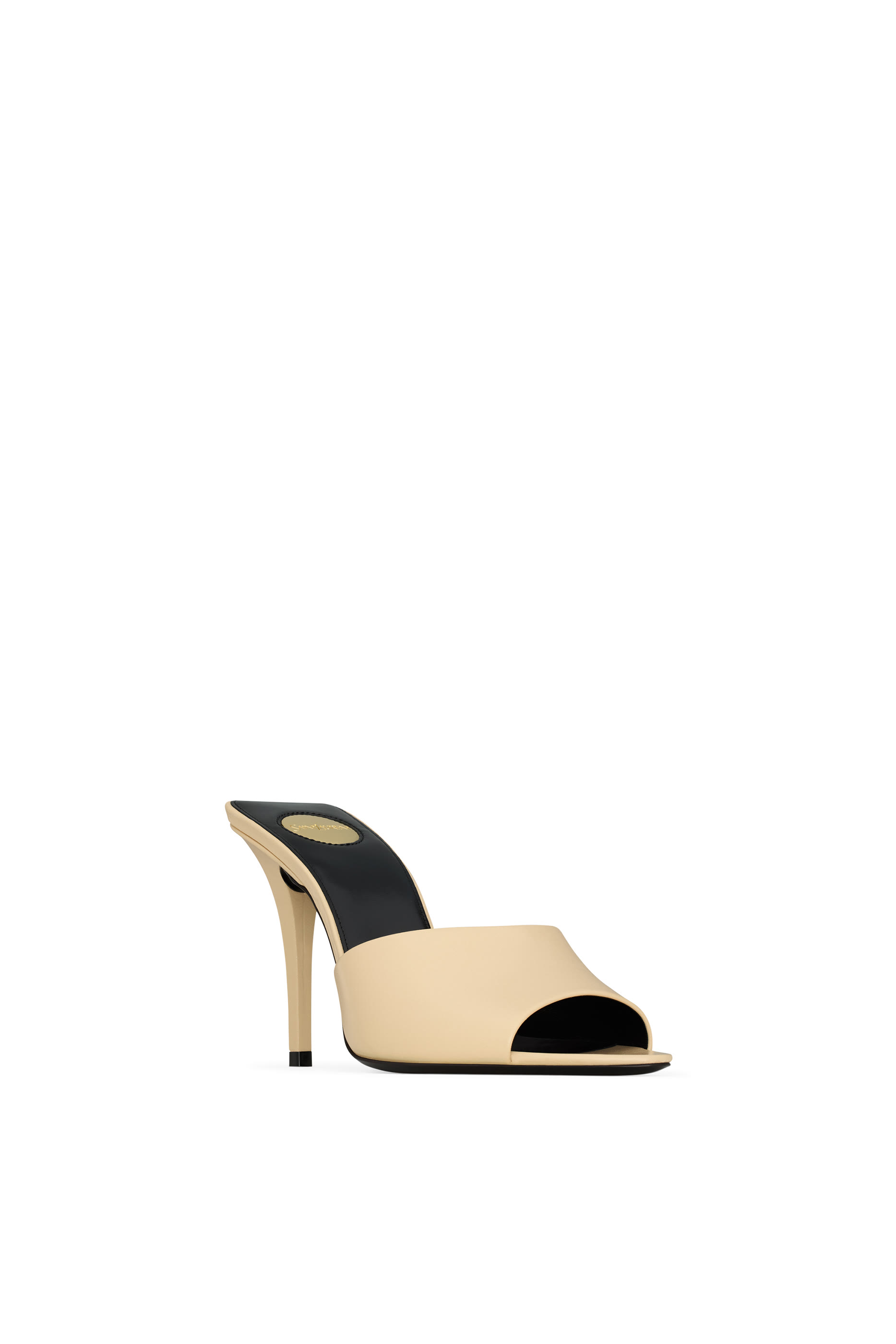 Romy 90 Smooth Leather Mules