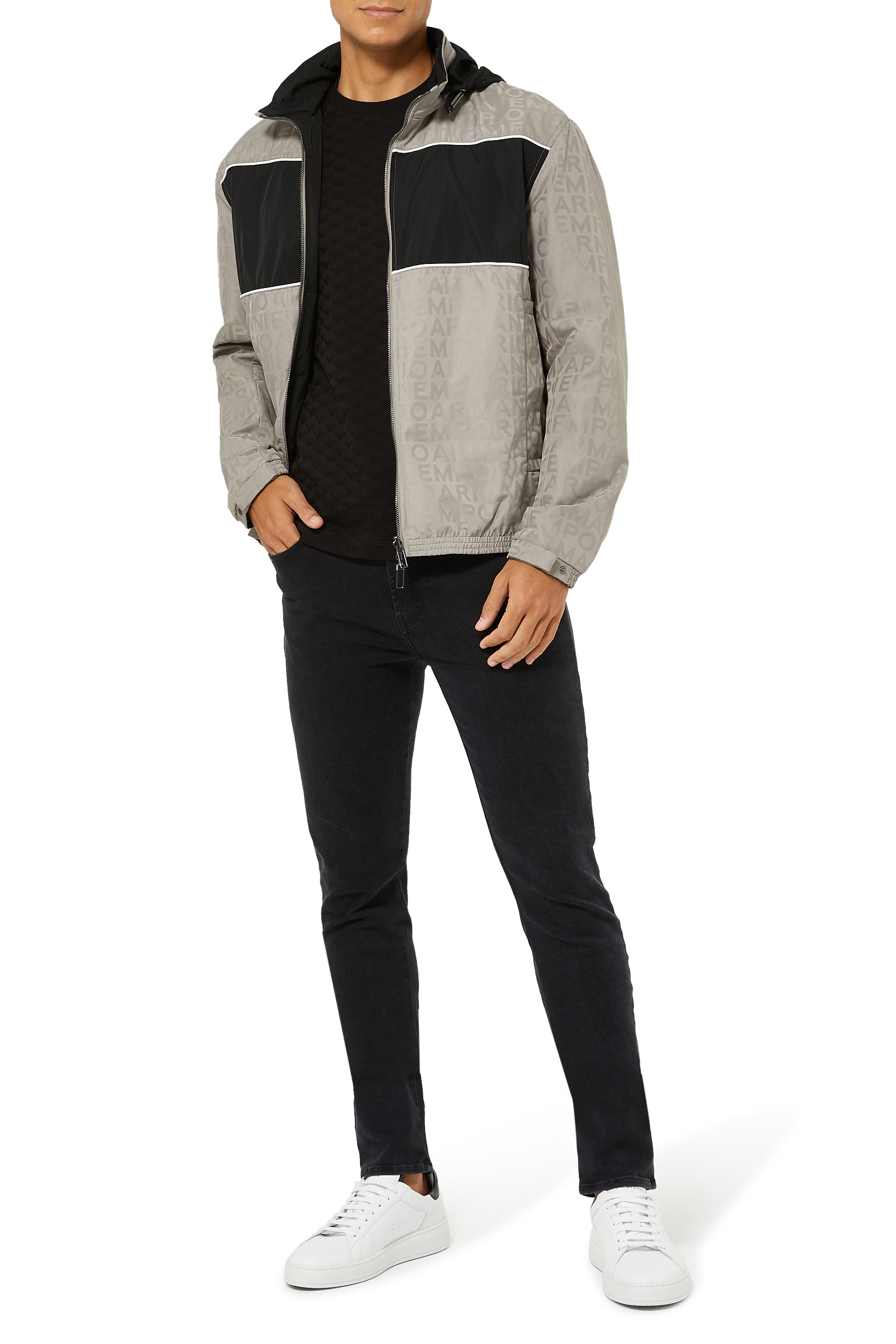 Eagle Monogram Jacquard Jersey T-Shirt