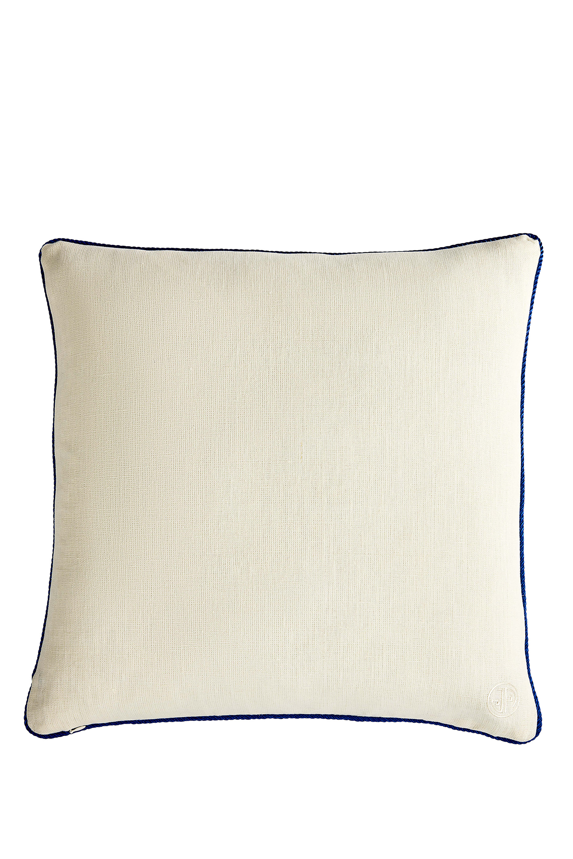 Pompidou Cobalt Border Cushion