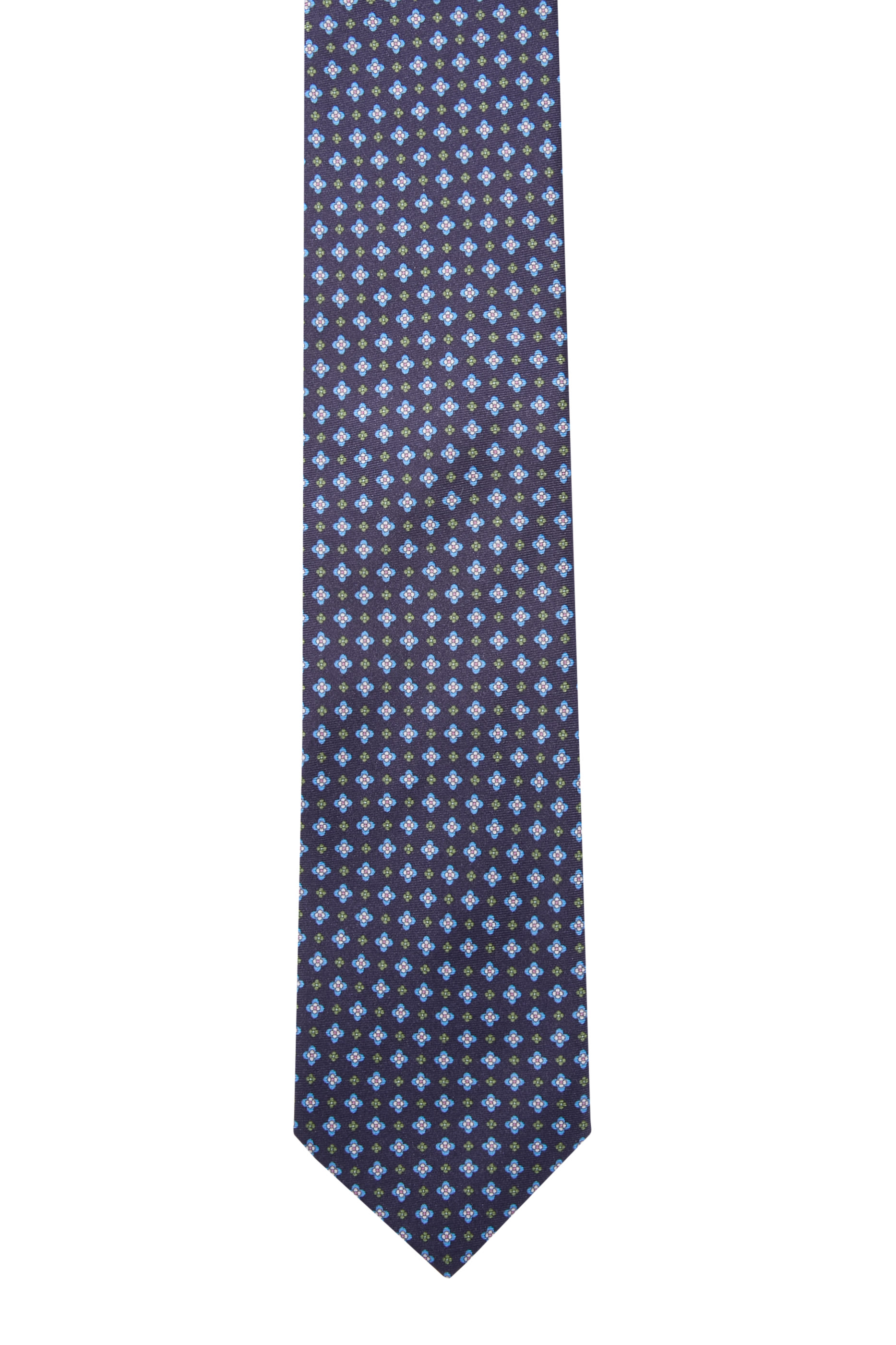 Floral Print Silk Tie