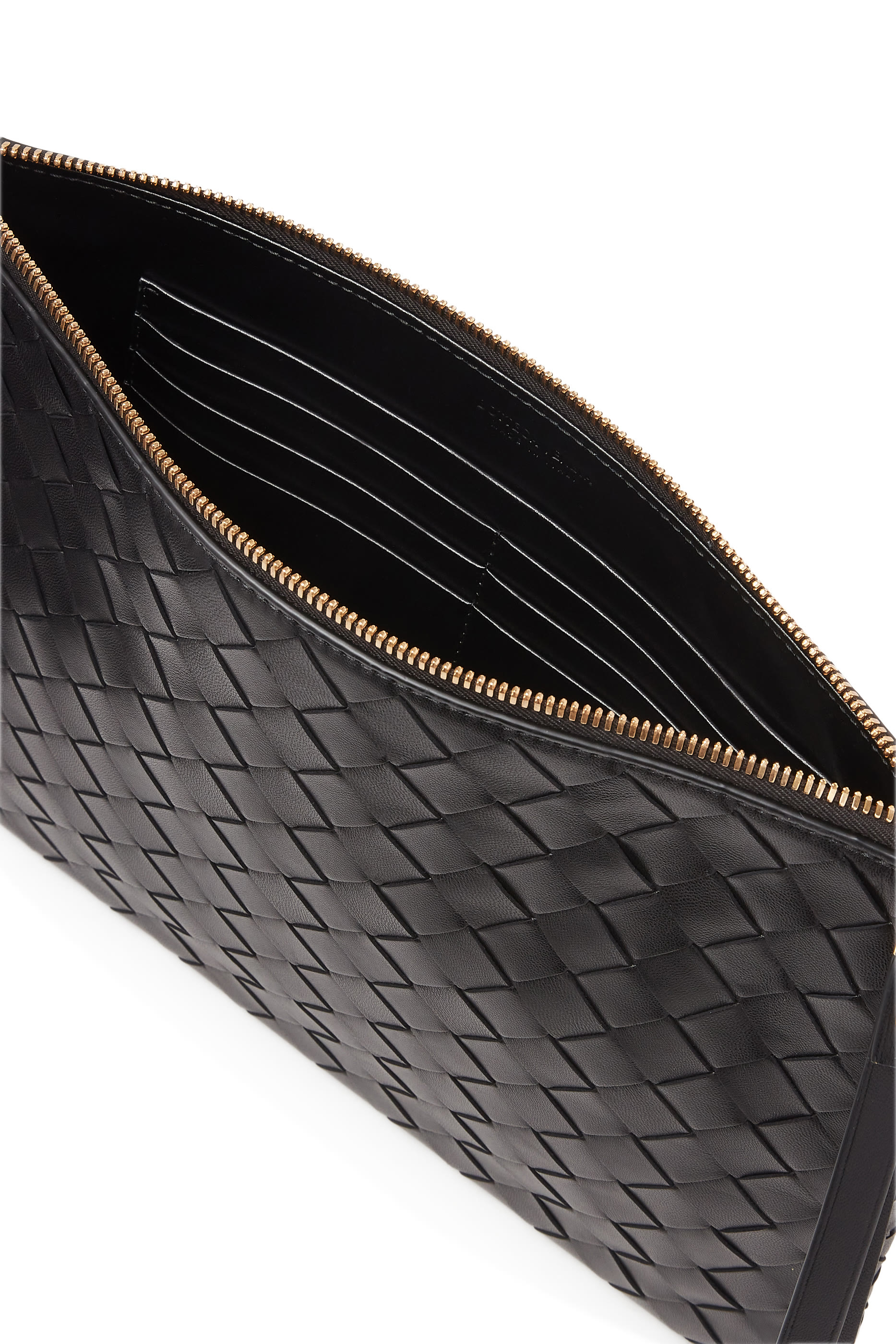 Medium Intrecciato Leather Pouch