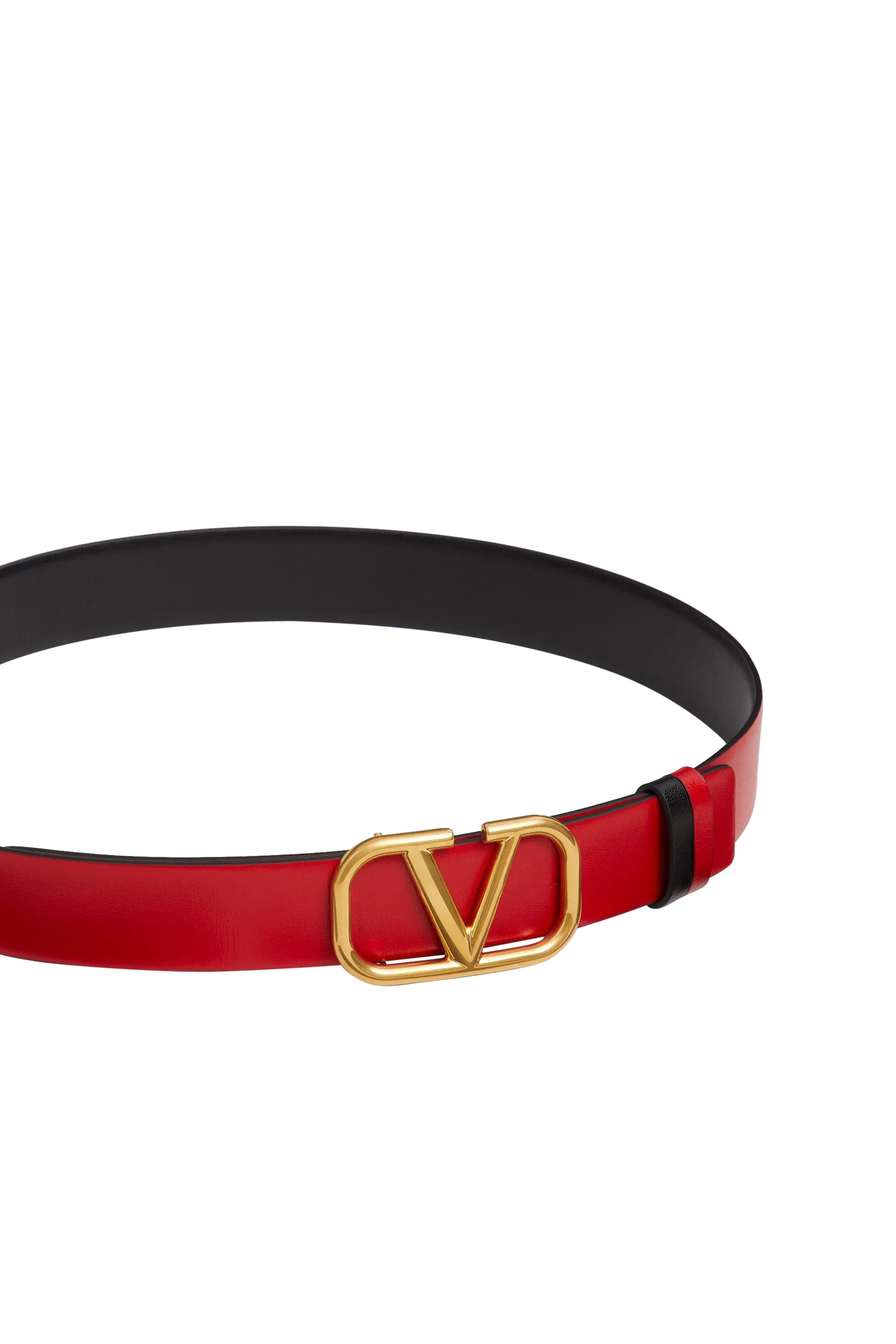 VLogo Reversible Leather Belt