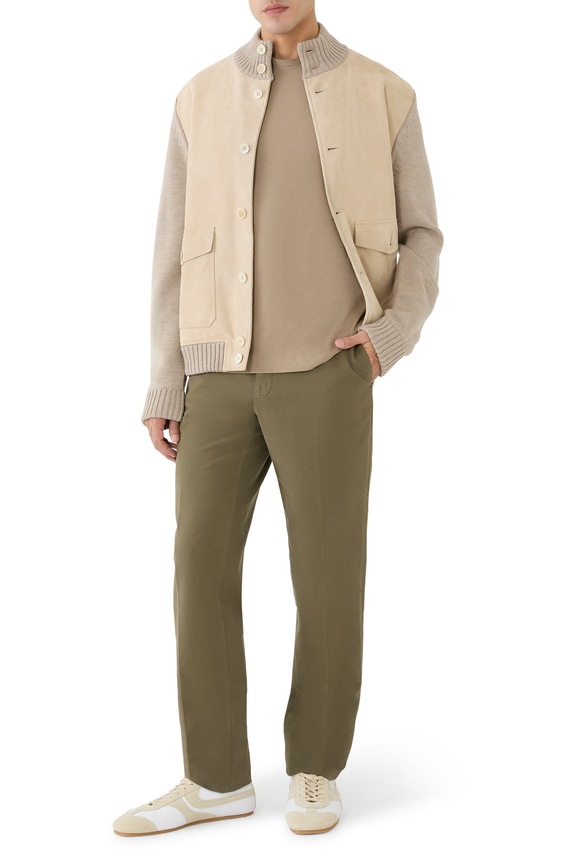 Incotex Doeskin Slim Fit Trousers