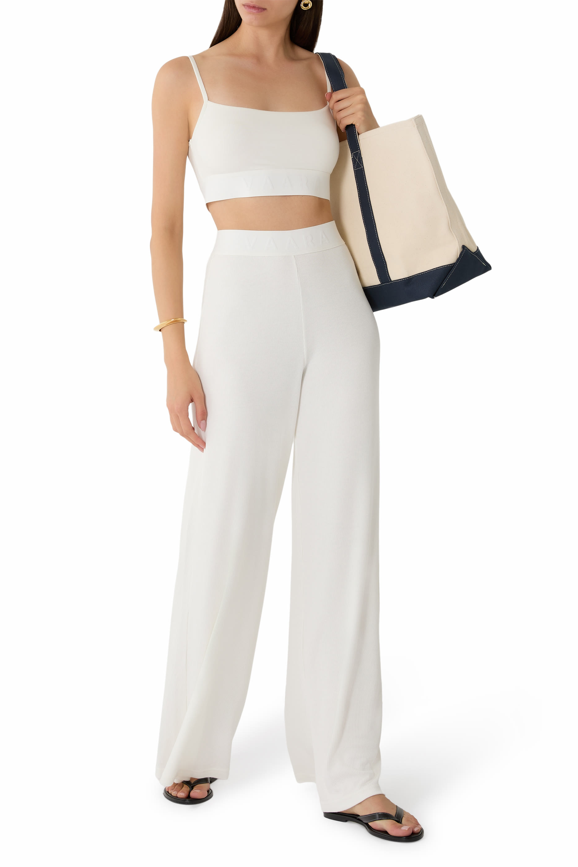 Pull On Wide Leg Trousers