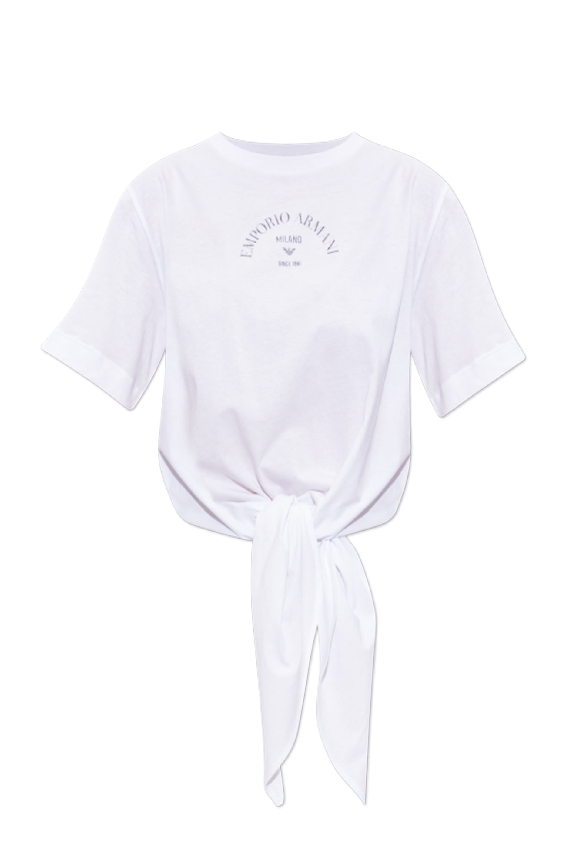 Logo Jersey T-Shirt with Knot