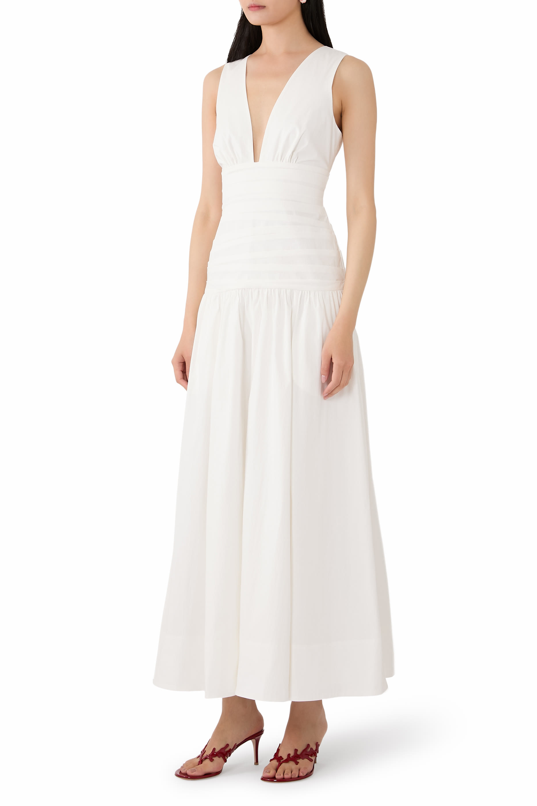 Campbell Gathered Maxi Dress