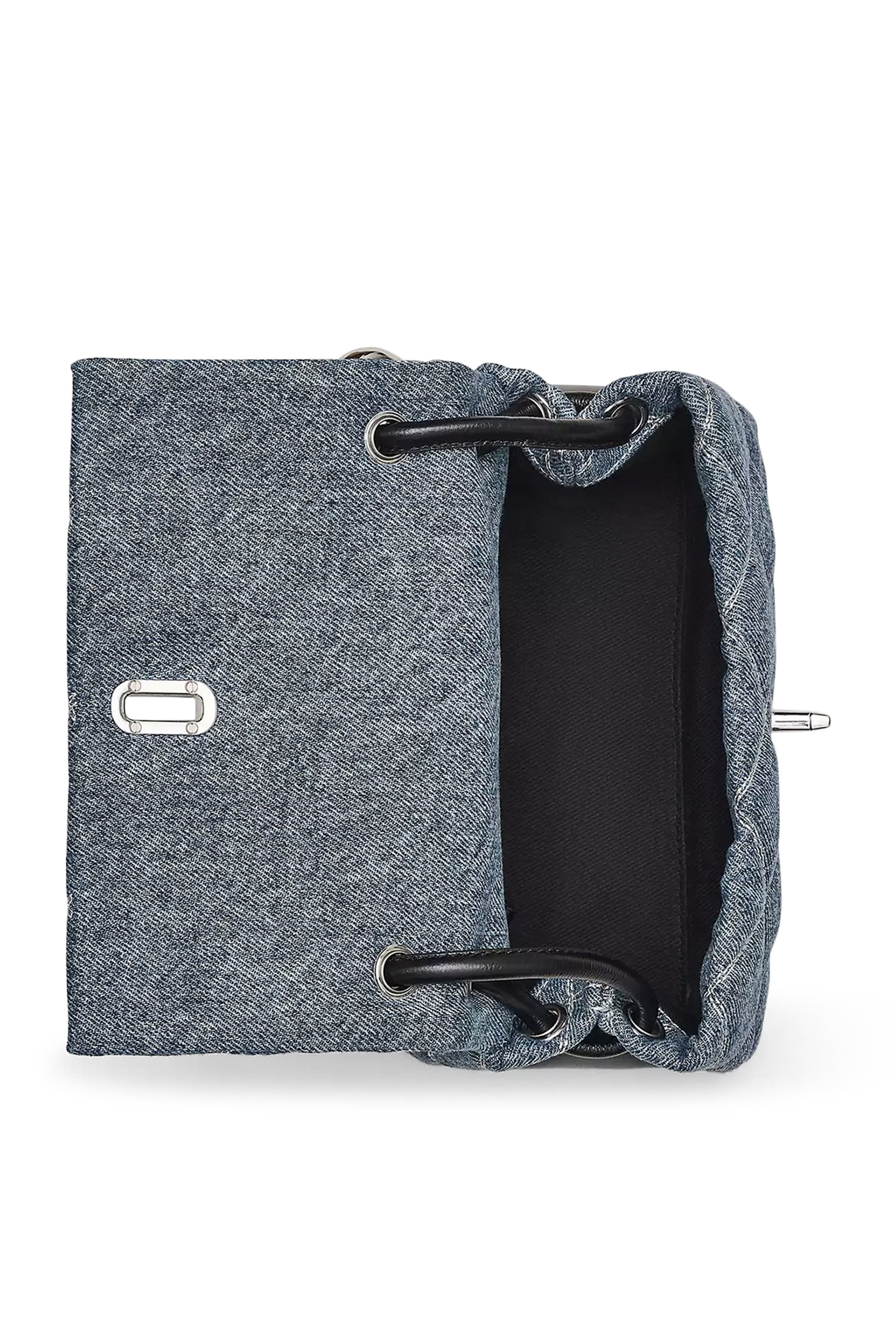 The Quilted Denim Snapshot Convertible Shoulder Bag