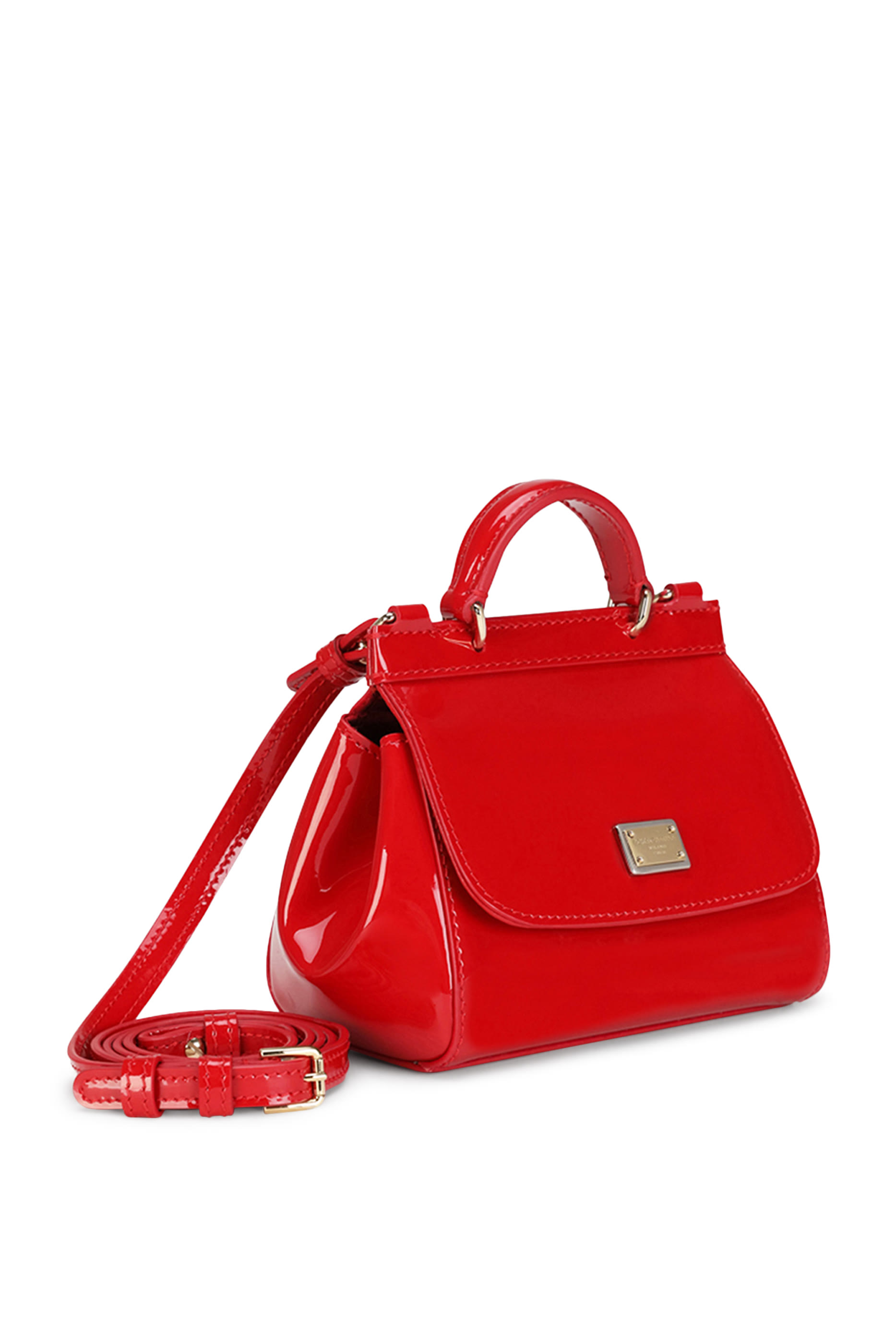 Kids Patent Leather Mini Sicily Bag 
