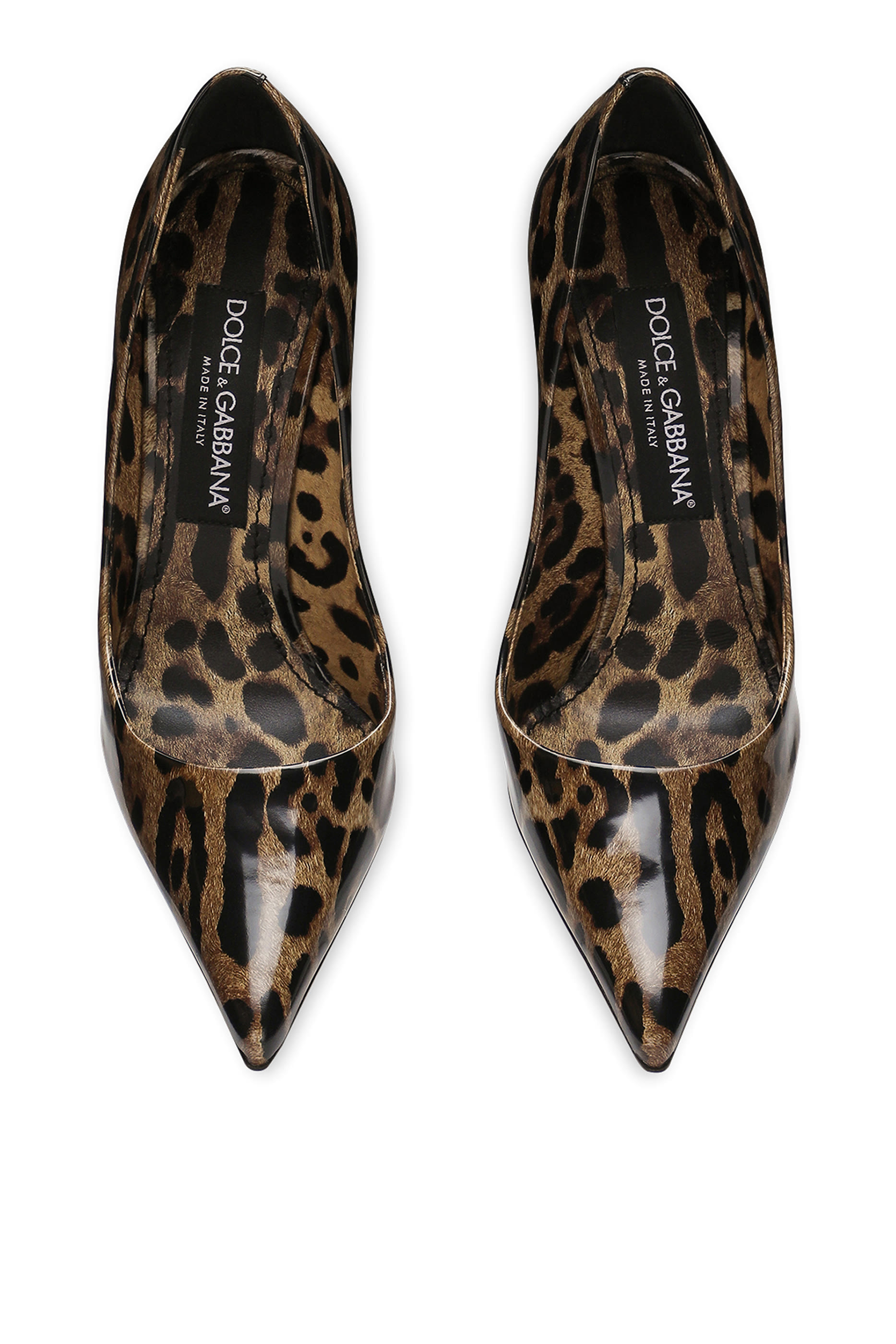  Printed Polished 105 Calfskin Pumps