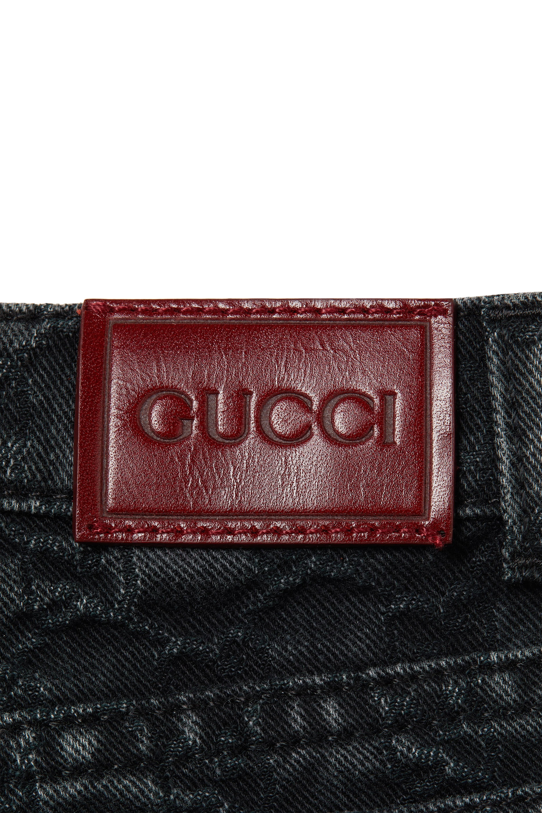 Kids GG Denim Jacquard Pants