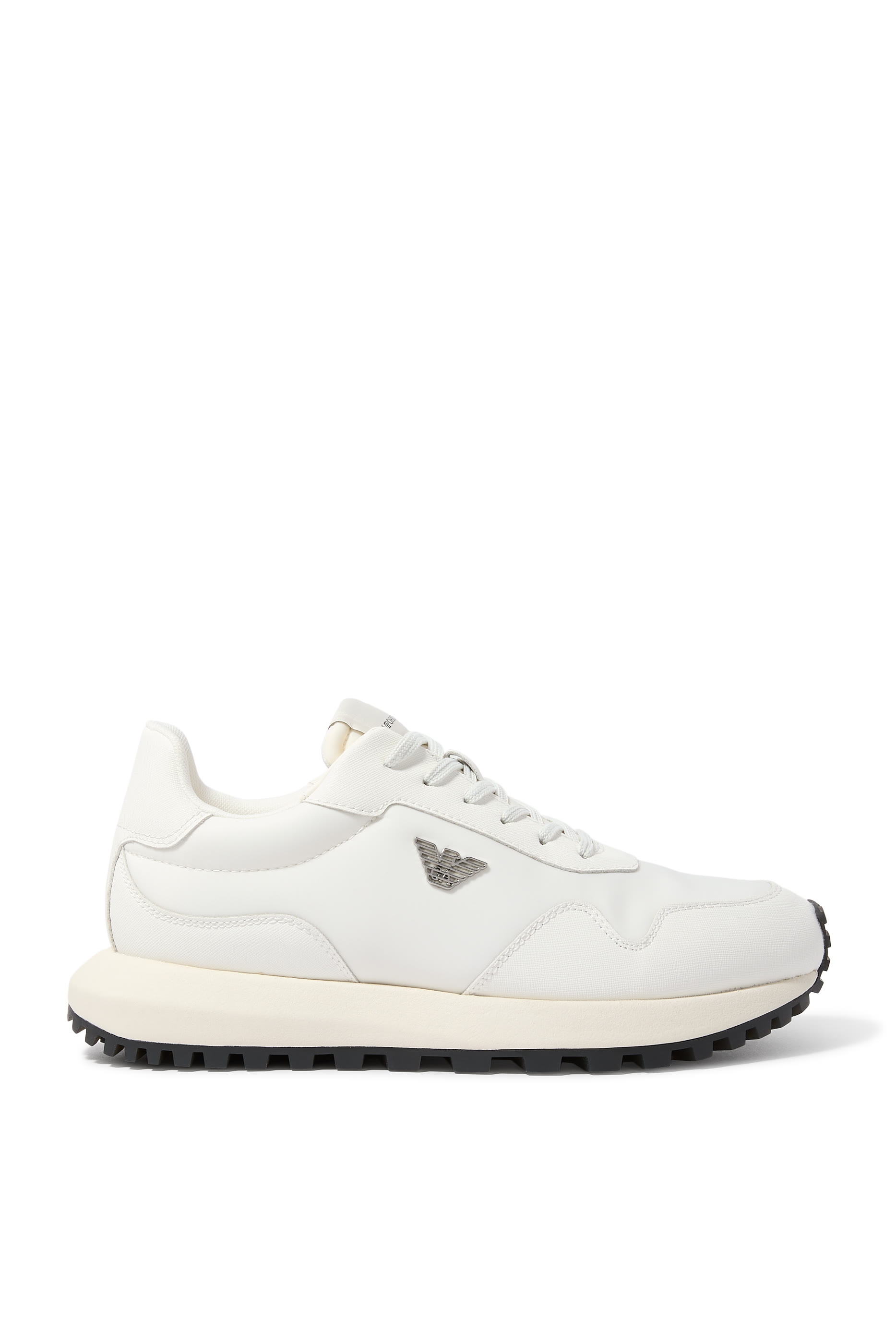 ASV Recycled Nylon Sneakers with Regenerated Saffiano Details