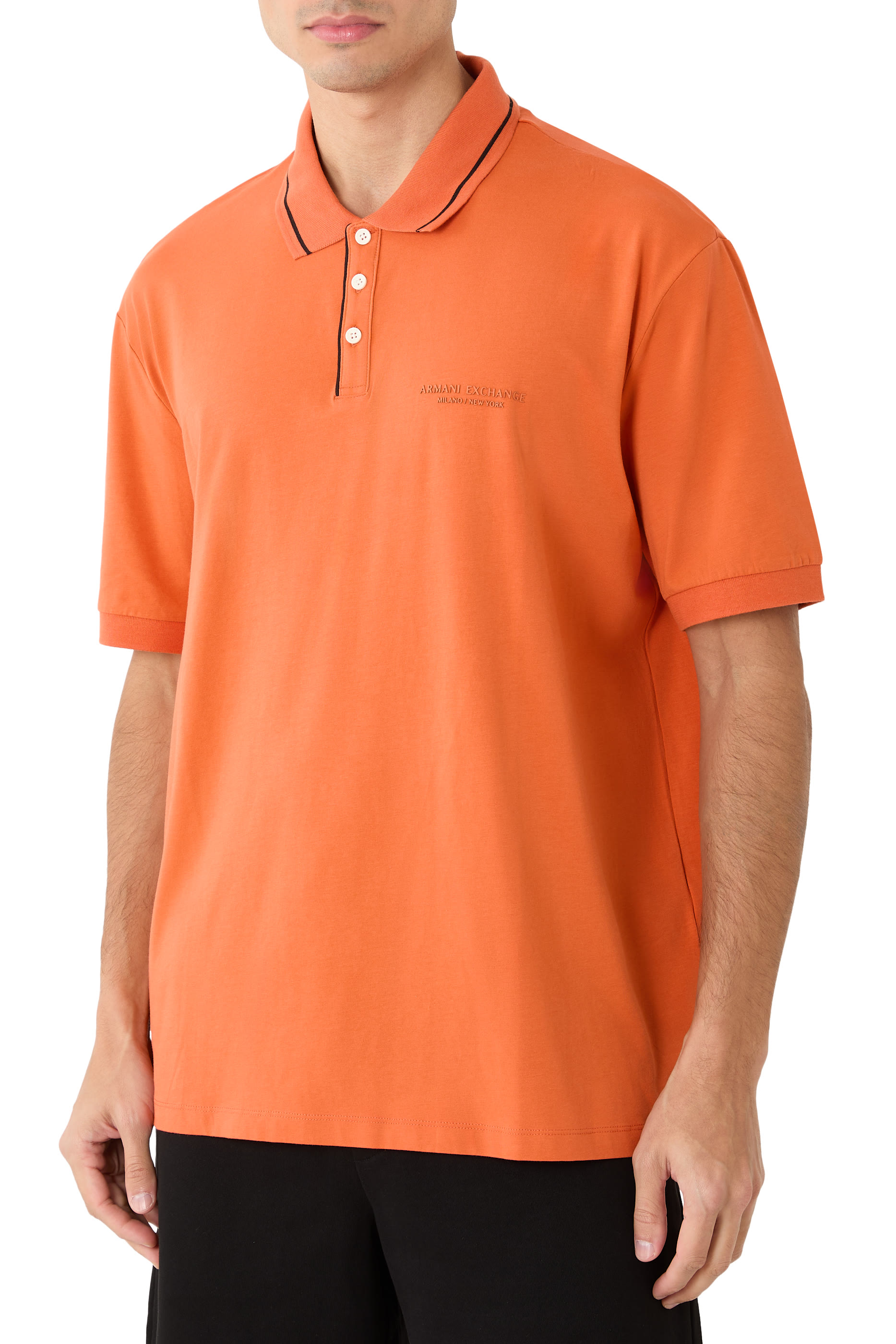  Regular Fit Polo Shirt in Stretch Jersey