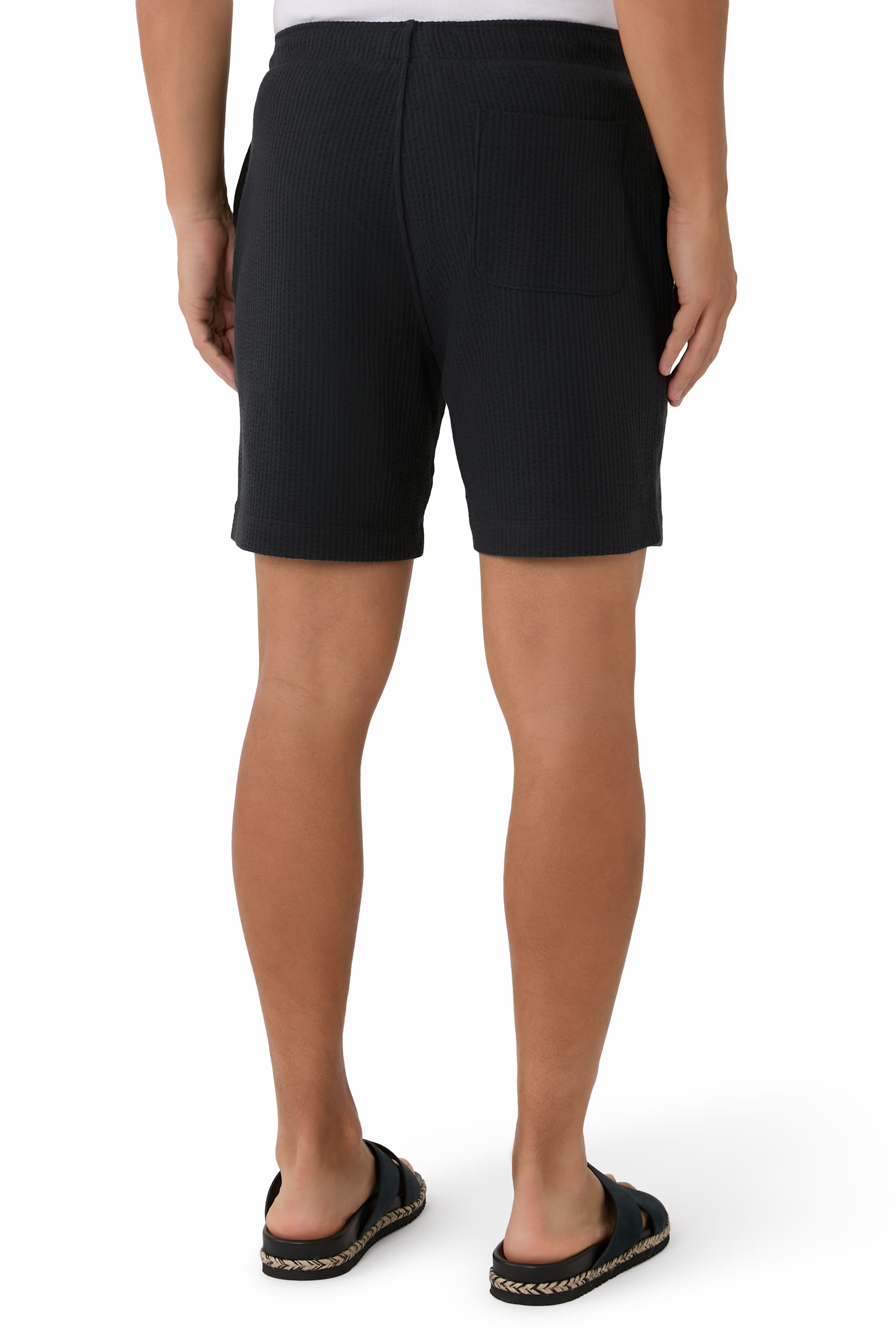 Seersucker Knit Shorts