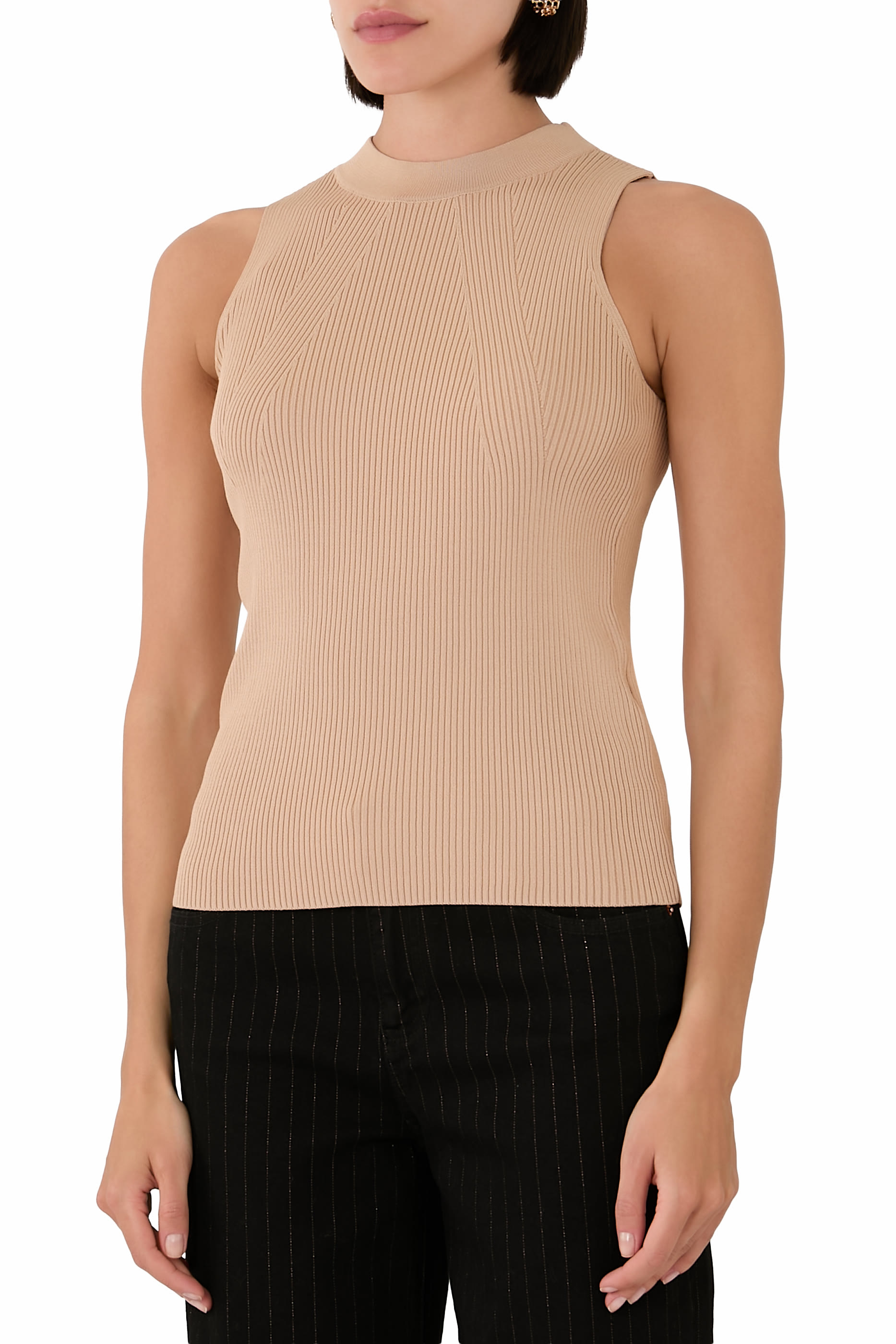 Salin de Giraud Sleeveless Knitted Top