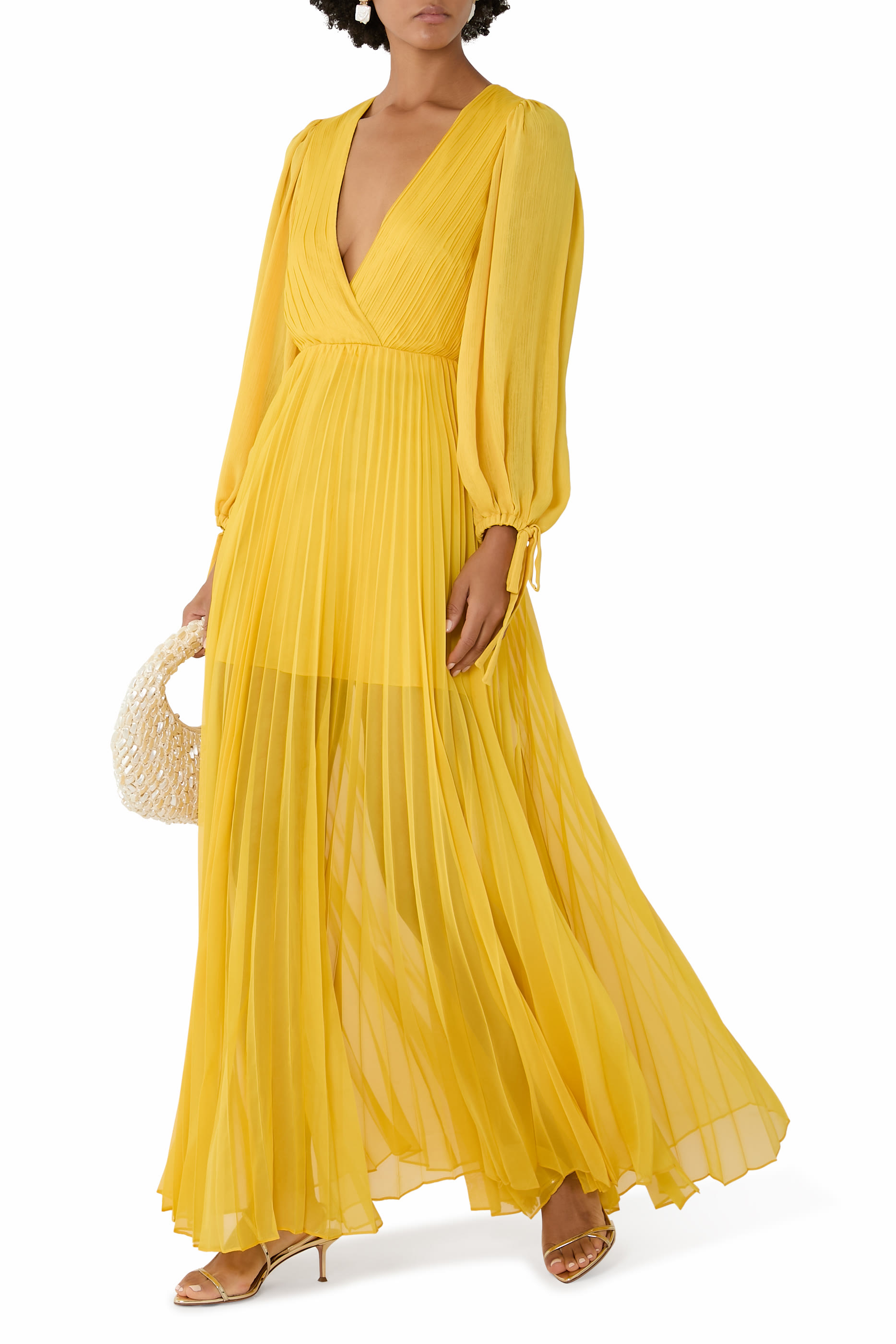  Nya Pleated Maxi Dress