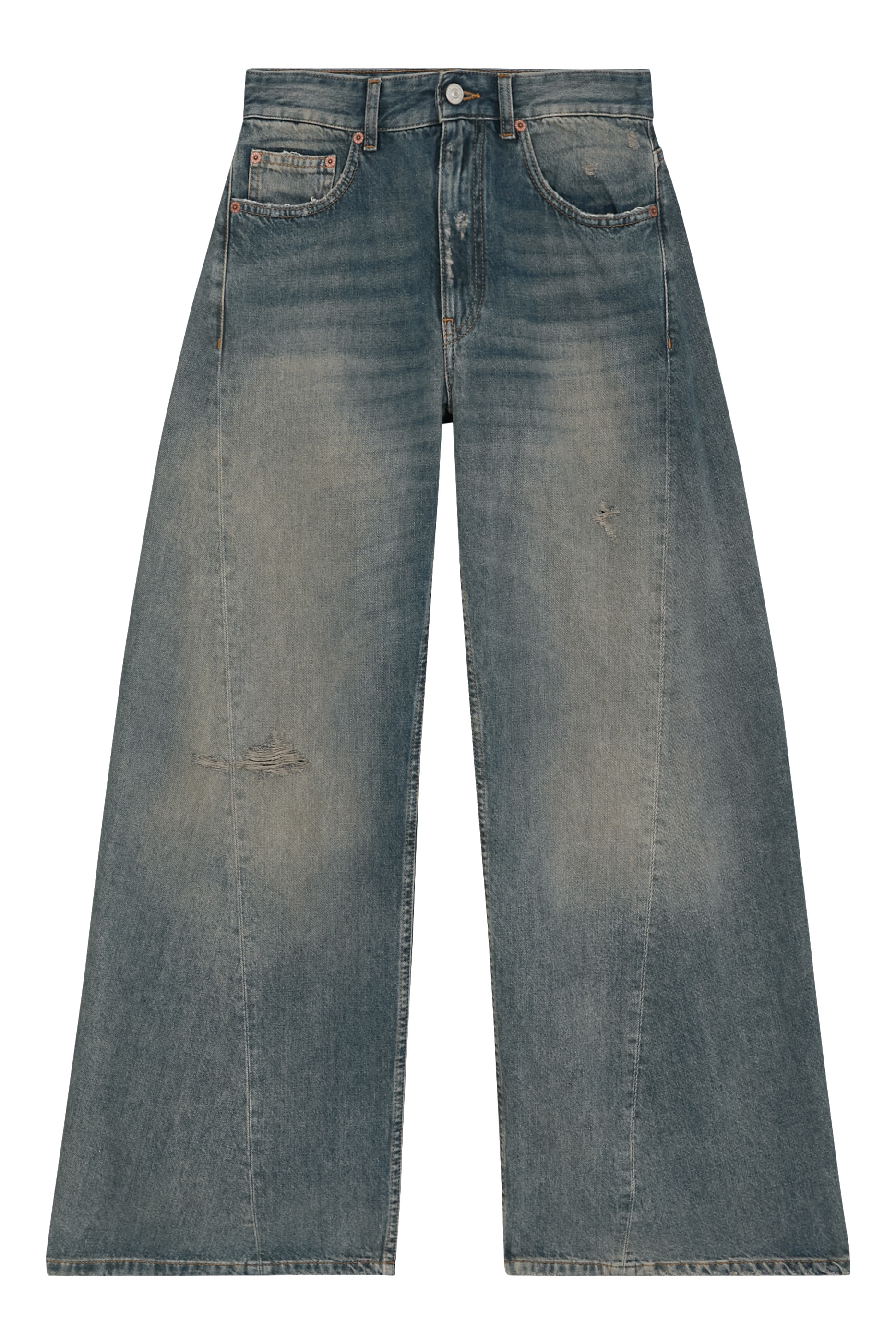 5-Pocket Wide-Leg Pants