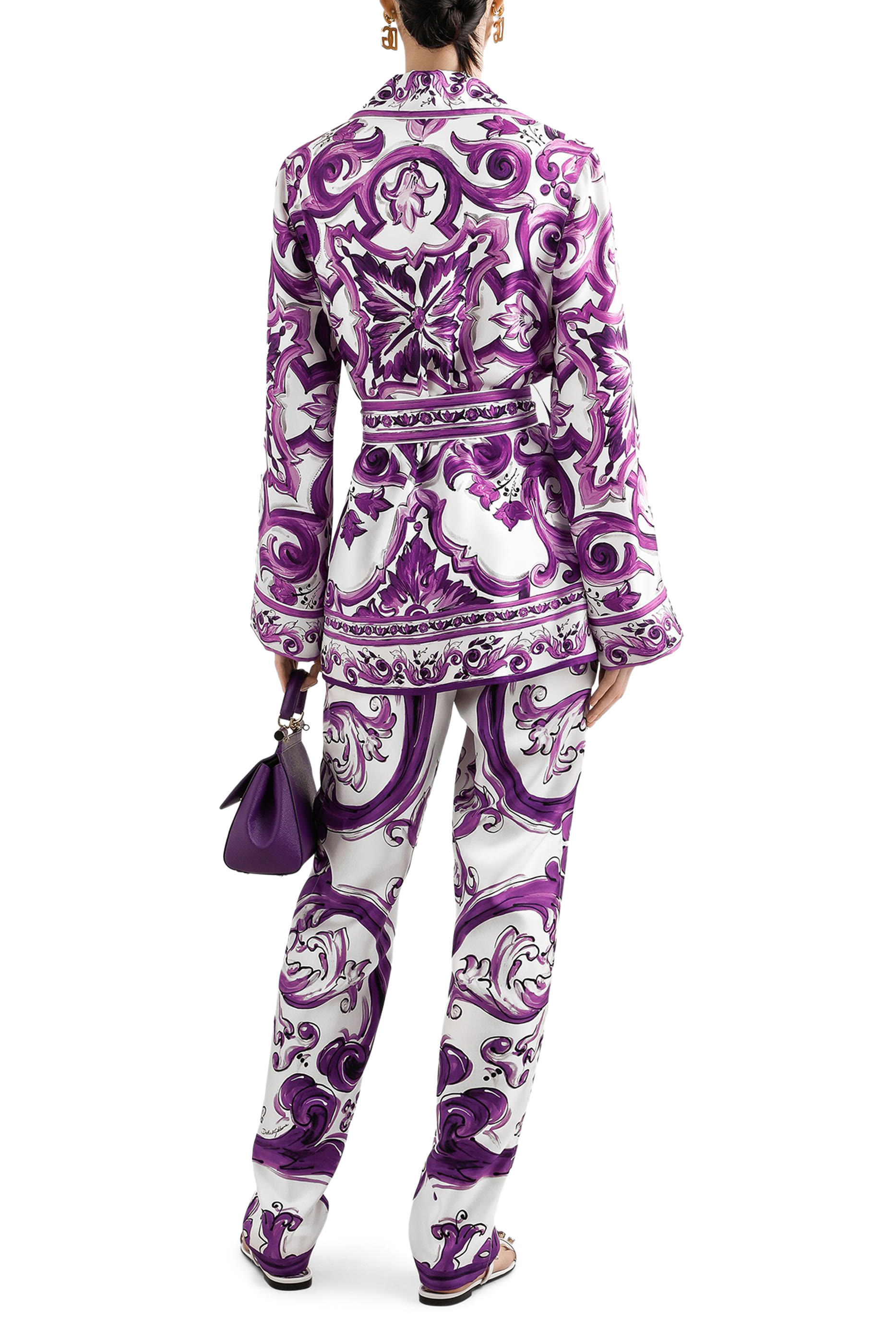  Majolica-Print Twill Shirt