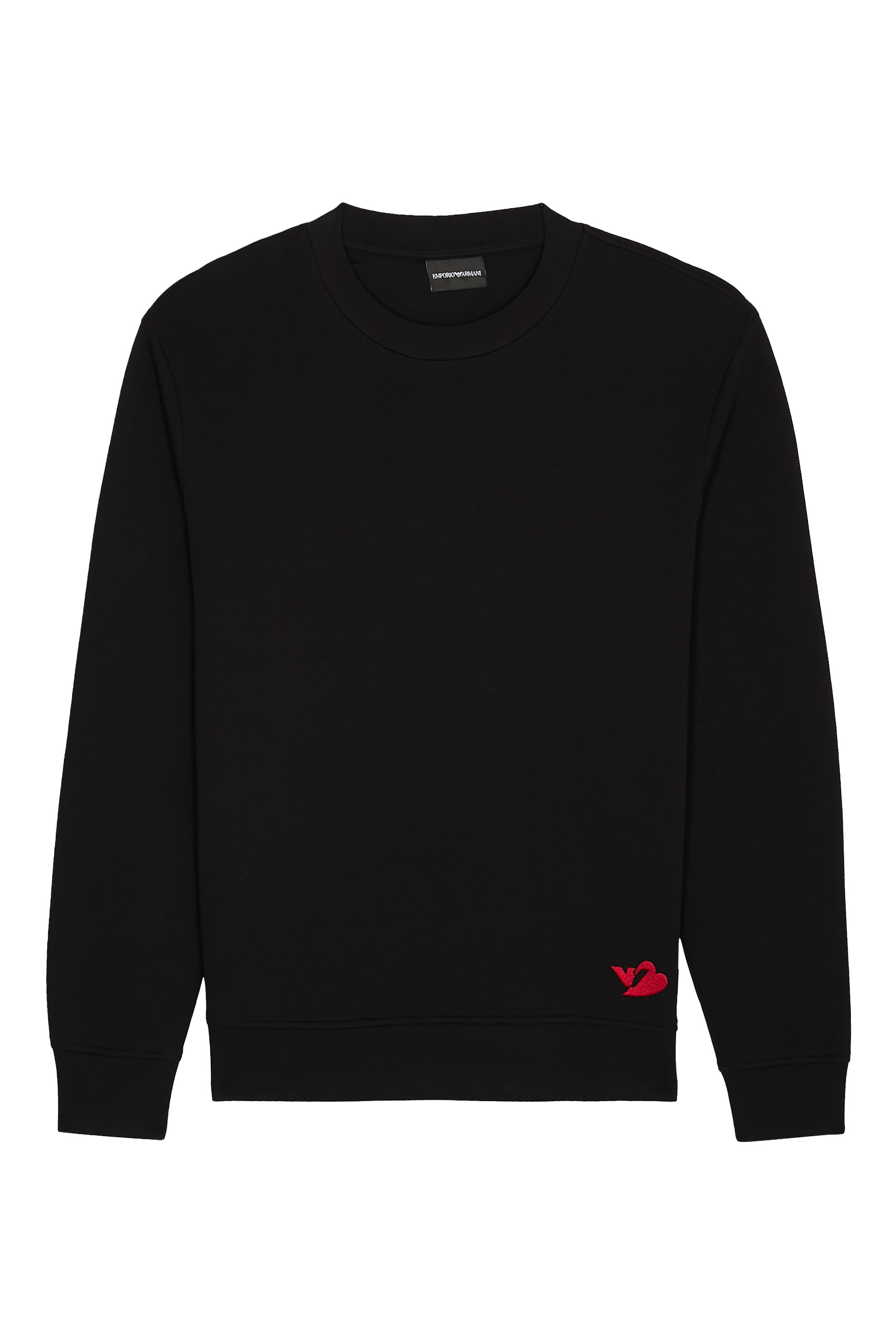 Heart Eagle Logo Sweatshirt in Double Jersey