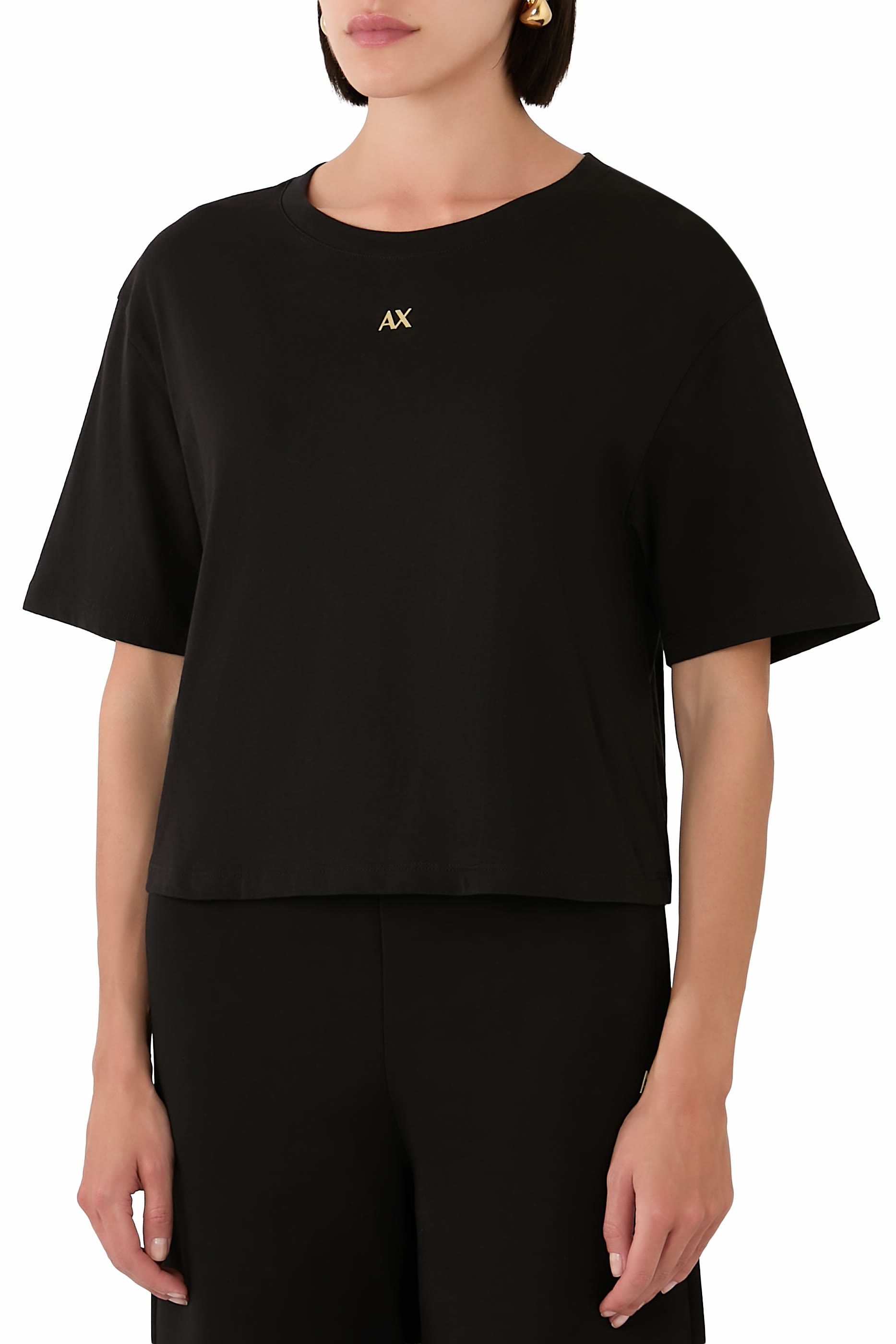 Salin de Giraud AX Logo Cropped T-Shirt