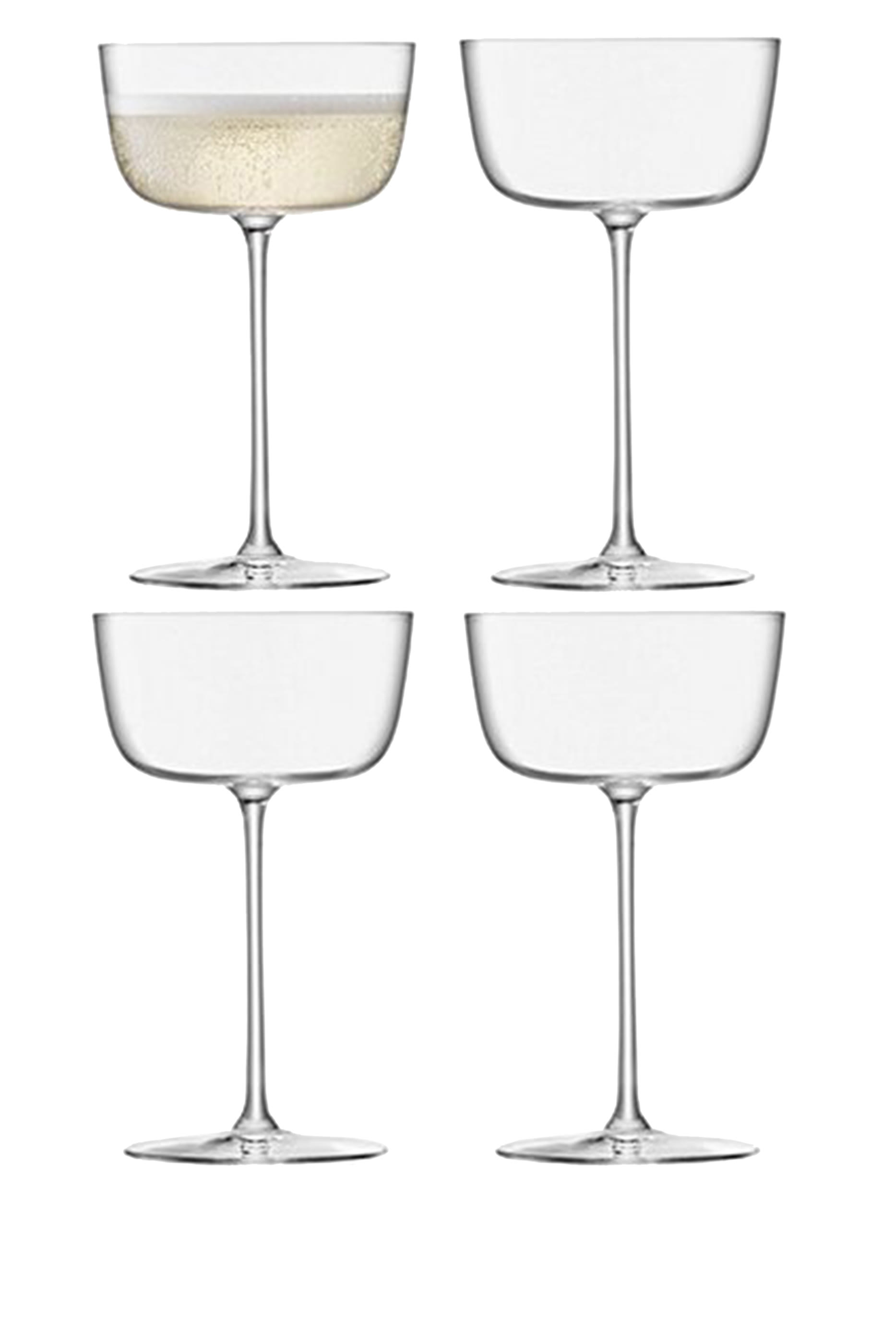 Borough Cocktail Saucers x 4