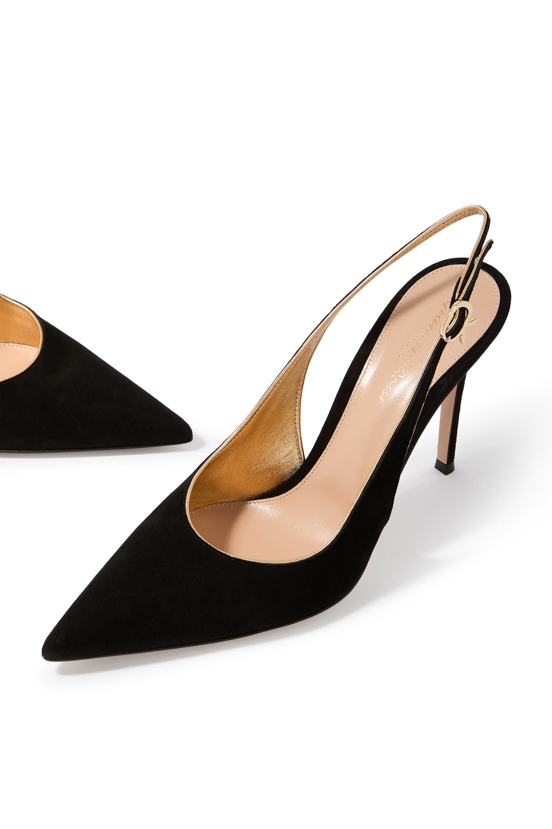 Suede 95 Slingback Pumps